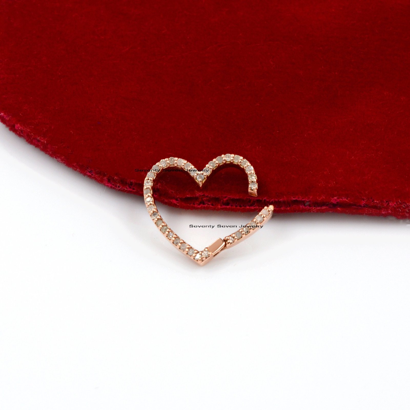 14K Gold Heart Charm Enhancer: SI-GH Lab Diamond Link - View 2 - Seventy Seven Jewelry | SKU: SSMJH536-14KYGCZ,SSMJH536-14KYG 14K Gold Heart Charm Enhancer: SI-GH Lab Diamond Link - View 2 - Seventy Seven Jewelry | SKU: SSMJH536-14KYGCZ,SSMJH536-14KYG