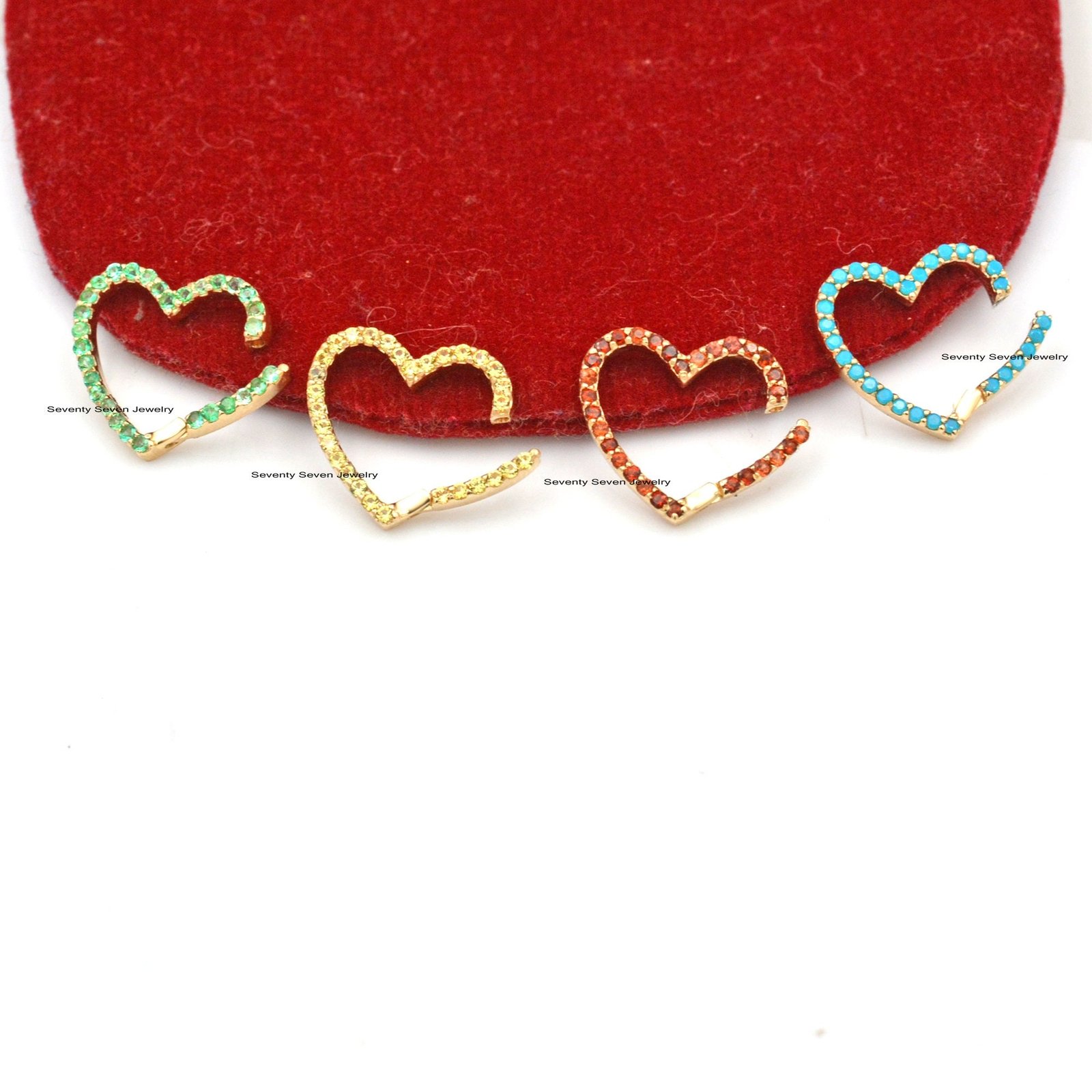 14K Gold Heart Charm Enhancer: SI-GH Lab Diamond Link - View 3 - Seventy Seven Jewelry | SKU: SSMJH536-14KYGCZ,SSMJH536-14KYG 14K Gold Heart Charm Enhancer: SI-GH Lab Diamond Link - View 3 - Seventy Seven Jewelry | SKU: SSMJH536-14KYGCZ,SSMJH536-14KYG