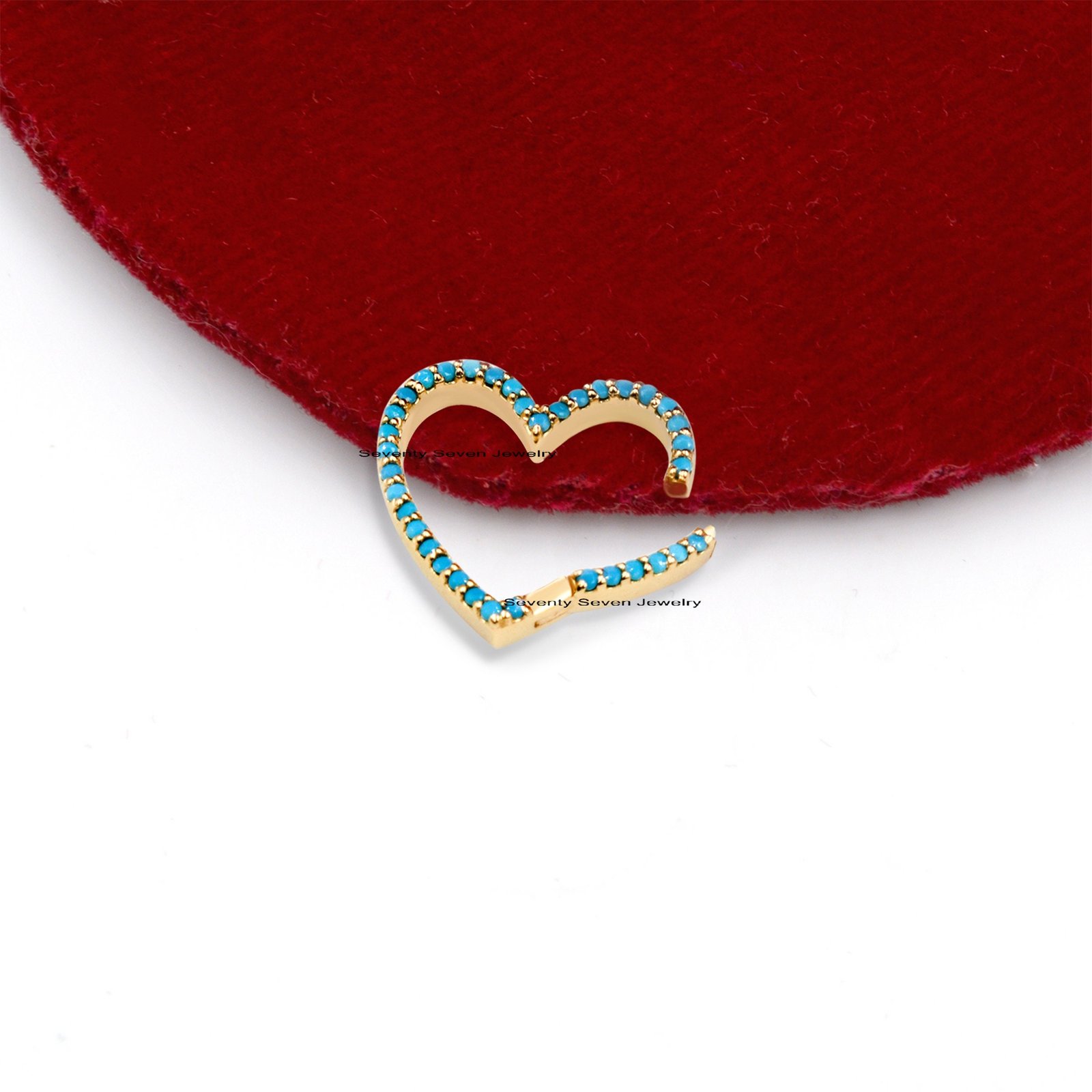 14K Gold Heart Charm Enhancer: SI-GH Lab Diamond Link - View 6 - Seventy Seven Jewelry | SKU: SSMJH536-14KYGCZ,SSMJH536-14KYG 14K Gold Heart Charm Enhancer: SI-GH Lab Diamond Link - View 6 - Seventy Seven Jewelry | SKU: SSMJH536-14KYGCZ,SSMJH536-14KYG