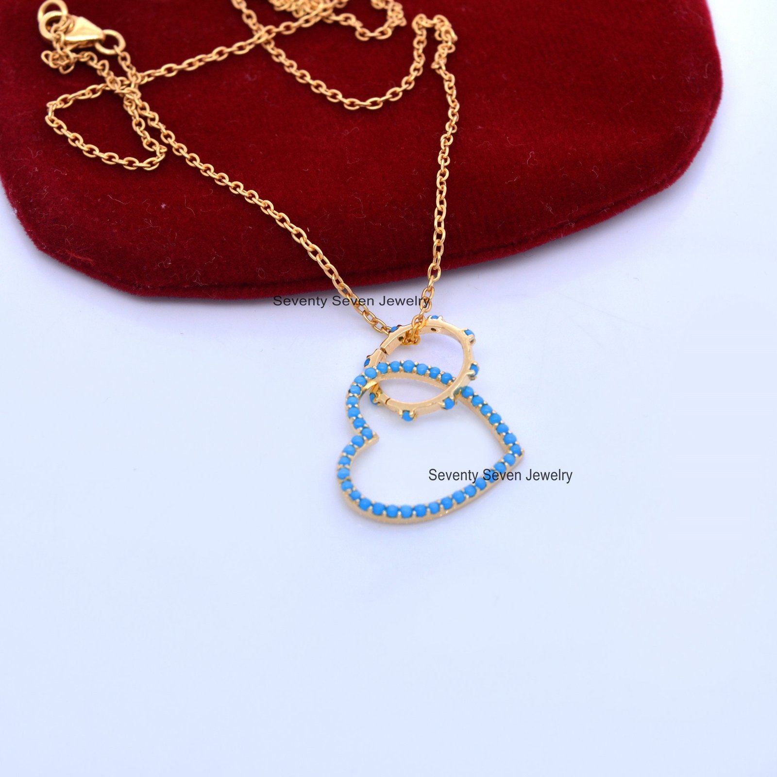 14k Gold Heart Pendant Enhancer: Gemstone Charm Holder - View 3 - Seventy Seven Jewelry | SKU: SSMJP530-14KYGPSP,SSMJP512-14K 14k Gold Heart Pendant Enhancer: Gemstone Charm Holder - View 3 - Seventy Seven Jewelry | SKU: SSMJP530-14KYGPSP,SSMJP512-14K