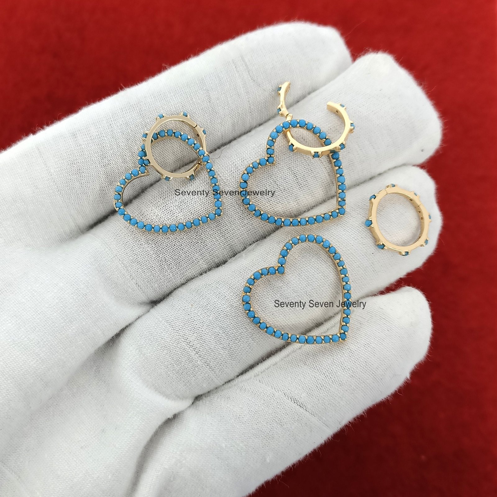 14k Gold Heart Pendant Enhancer: Gemstone Charm Holder - View 4 - Seventy Seven Jewelry | SKU: SSMJP530-14KYGPSP,SSMJP512-14K 14k Gold Heart Pendant Enhancer: Gemstone Charm Holder - View 4 - Seventy Seven Jewelry | SKU: SSMJP530-14KYGPSP,SSMJP512-14K
