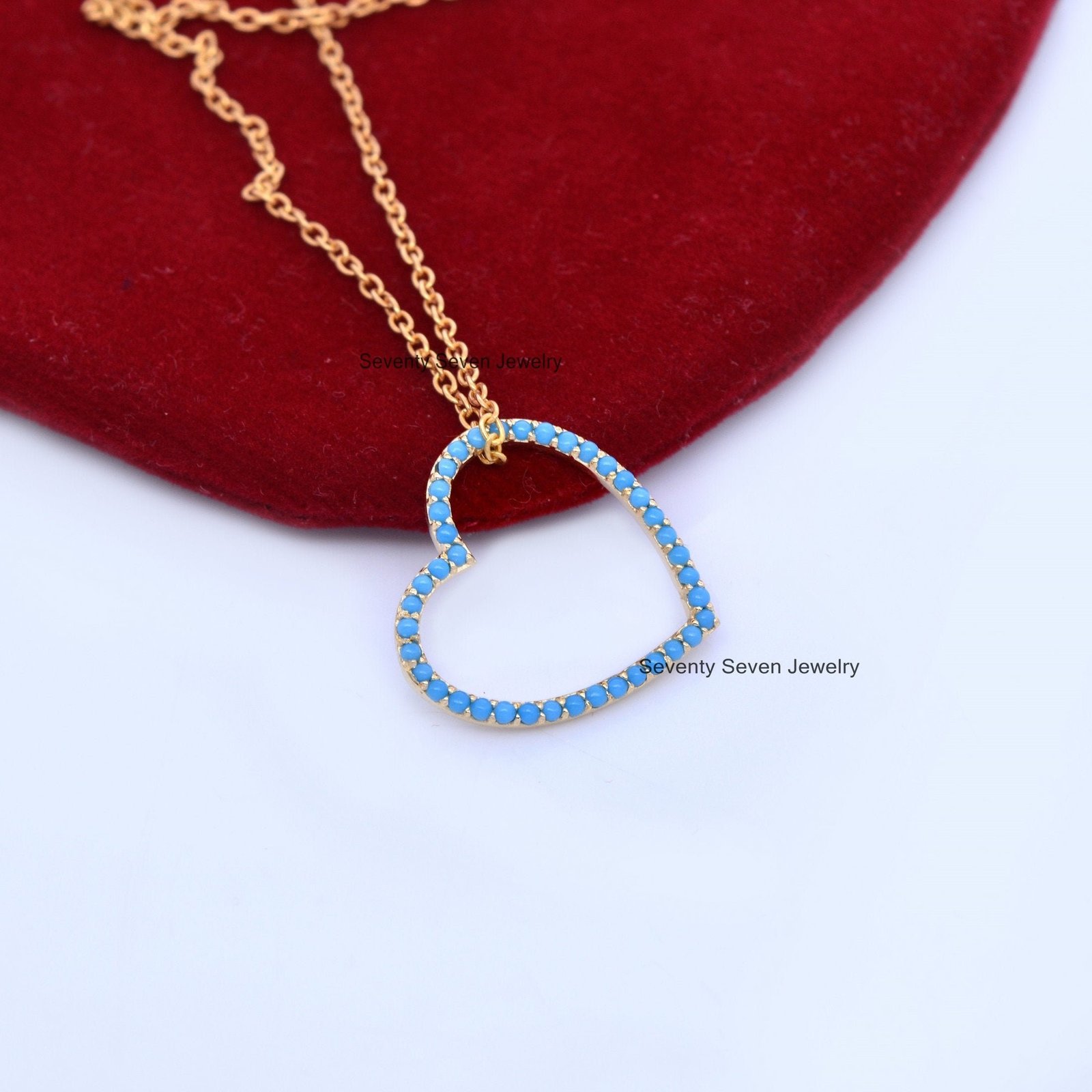 14K Gold Heart Pendant Necklace: Turquoise Charm Holder - Seventy Seven Jewelry | SKU: SSMJP530-14KYGTQ-N41-18I-2026,SSMJP530 14K Gold Heart Pendant Necklace: Turquoise Charm Holder - Seventy Seven Jewelry | SKU: SSMJP530-14KYGTQ-N41-18I-2026,SSMJP530