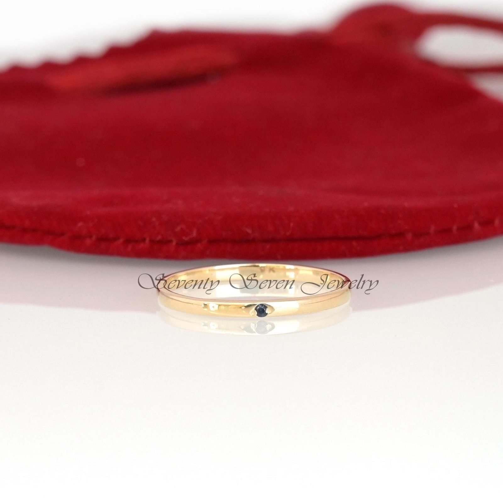 14K Gold Plated Black Diamond Band Ring, Minimalist Pave Solitaire Ring, Dainty Slim Wedding Band, Stackable Diamond Ring, Gi 14K Gold Plated Black Diamond Band Ring, Minimalist Pave Solitaire Ring, Dainty Slim Wedding Band, Stackable Diamond Ring, Gi