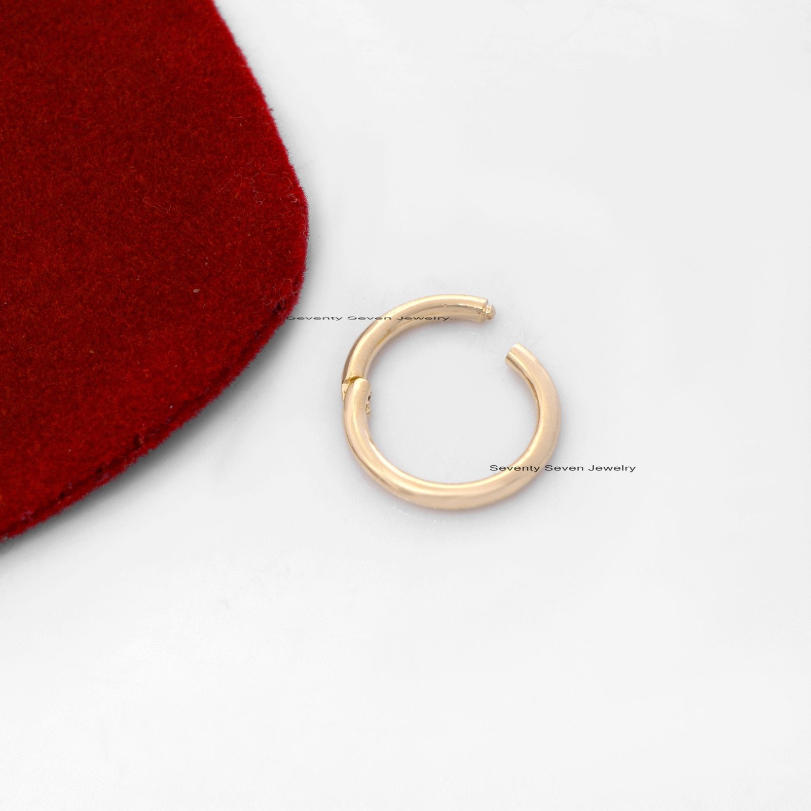 14K Gold Round Charm Holder Enhancer, Snap Link Lock - View 2 - Seventy Seven Jewelry | SKU: SSMJH482-14KYG-10M-2026,SSMJH482 14K Gold Round Charm Holder Enhancer, Snap Link Lock - View 2 - Seventy Seven Jewelry | SKU: SSMJH482-14KYG-10M-2026,SSMJH482