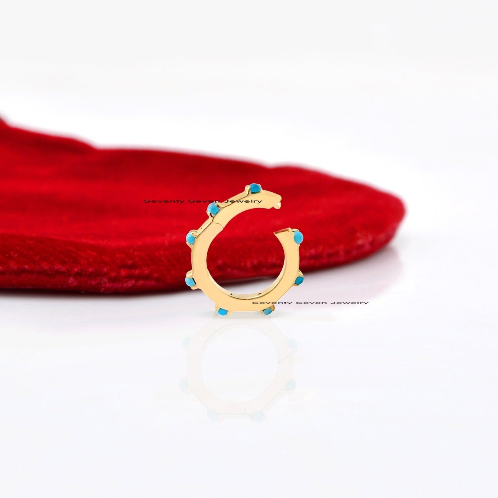 14K Gold Turquoise Ball Charm Enhancer - 12mm Gemstone Holder - Seventy Seven Jewelry | SKU: SSMJH529-14KYGCZ-2026,SSMJH529-1 14K Gold Turquoise Ball Charm Enhancer - 12mm Gemstone Holder - Seventy Seven Jewelry | SKU: SSMJH529-14KYGCZ-2026,SSMJH529-1