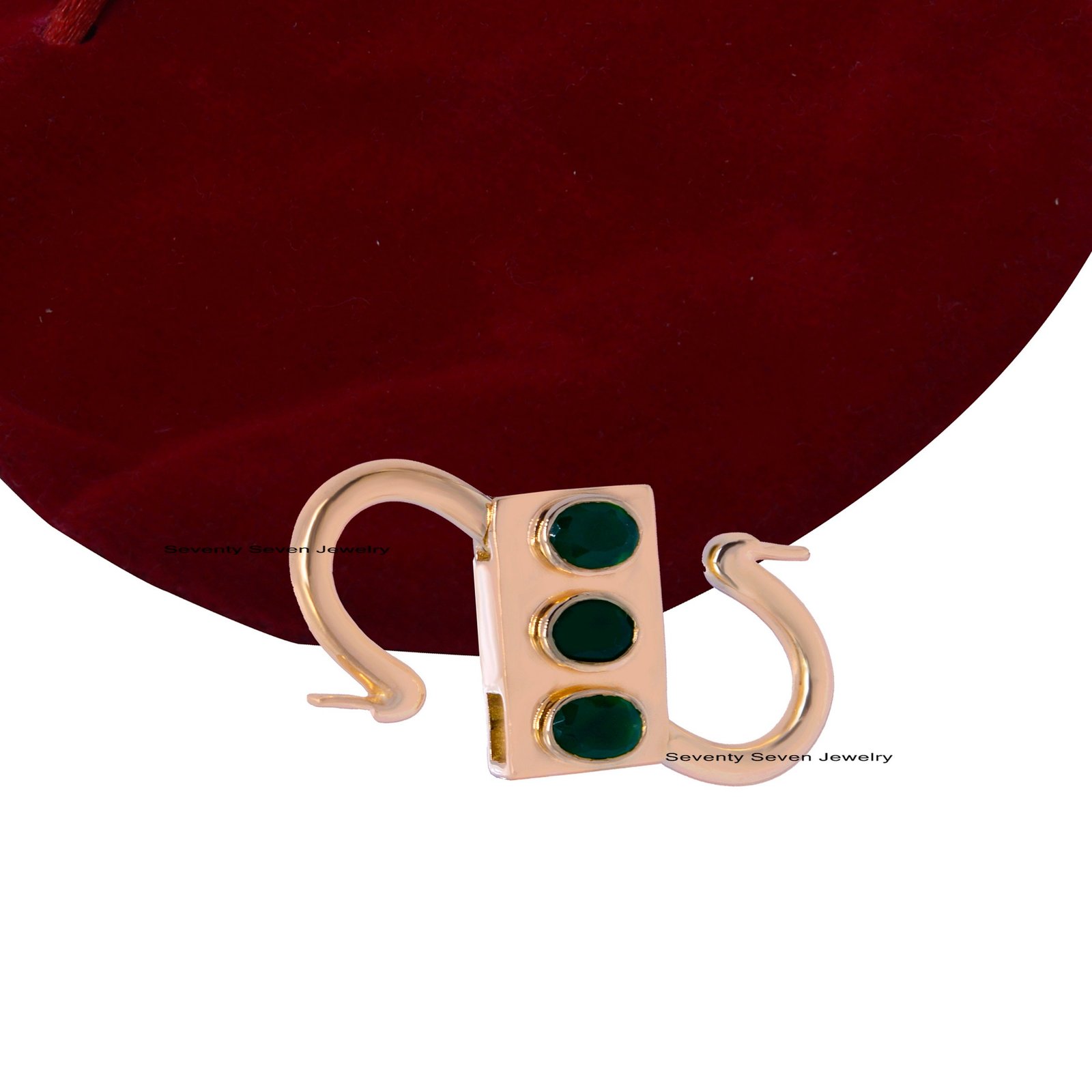 14k Gold Vermeil Turquoise Padlock Pendant: Openable Sterling Silver Charm - View 4 - Seventy Seven Jewelry | SKU: SSMJP31-SL 14k Gold Vermeil Turquoise Padlock Pendant: Openable Sterling Silver Charm - View 4 - Seventy Seven Jewelry | SKU: SSMJP31-SL
