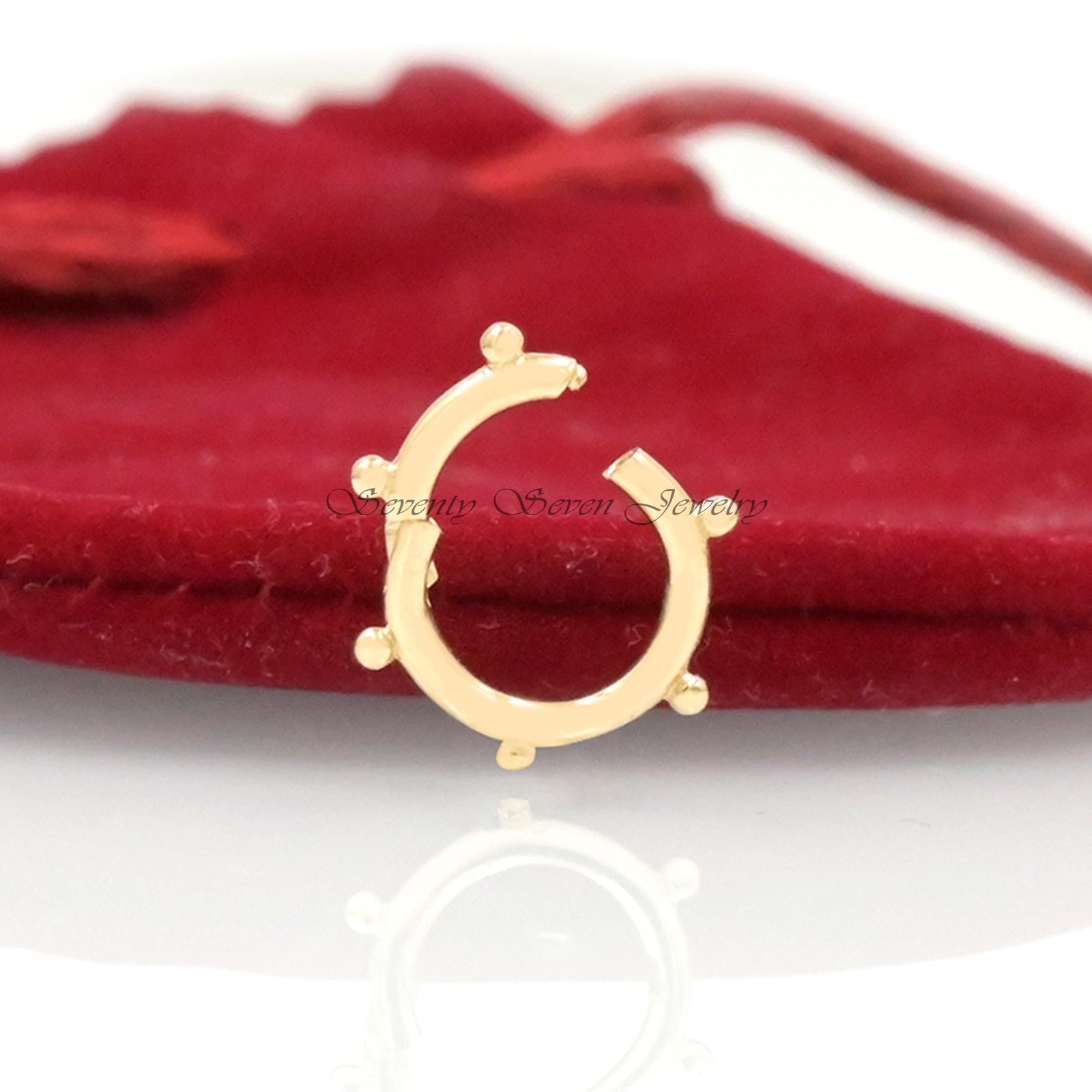 14K Solid Gold Round Ball Enhancer Charm Lock (12/15 MM) - Seventy Seven Jewelry | SKU: SSMJH966-14kYG-15M-2026 14K Solid Gold Round Ball Enhancer Charm Lock (12/15 MM) - Seventy Seven Jewelry | SKU: SSMJH966-14kYG-15M-2026
