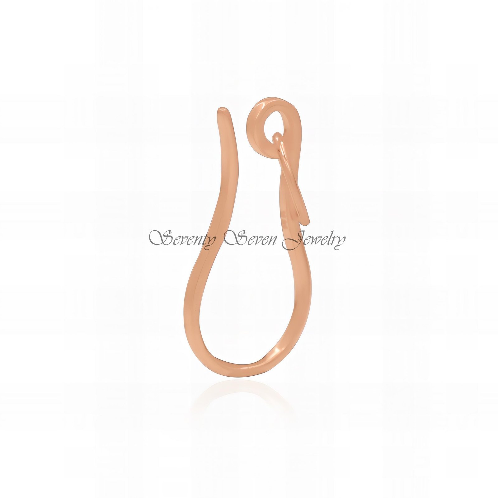 925 Silver Anchor Hook Pendant: Paperclip Connector Enhancer - View 5 - Seventy Seven Jewelry | SKU: SSMJH565-SLYG-2/2026 925 Silver Anchor Hook Pendant: Paperclip Connector Enhancer - View 5 - Seventy Seven Jewelry | SKU: SSMJH565-SLYG-2/2026