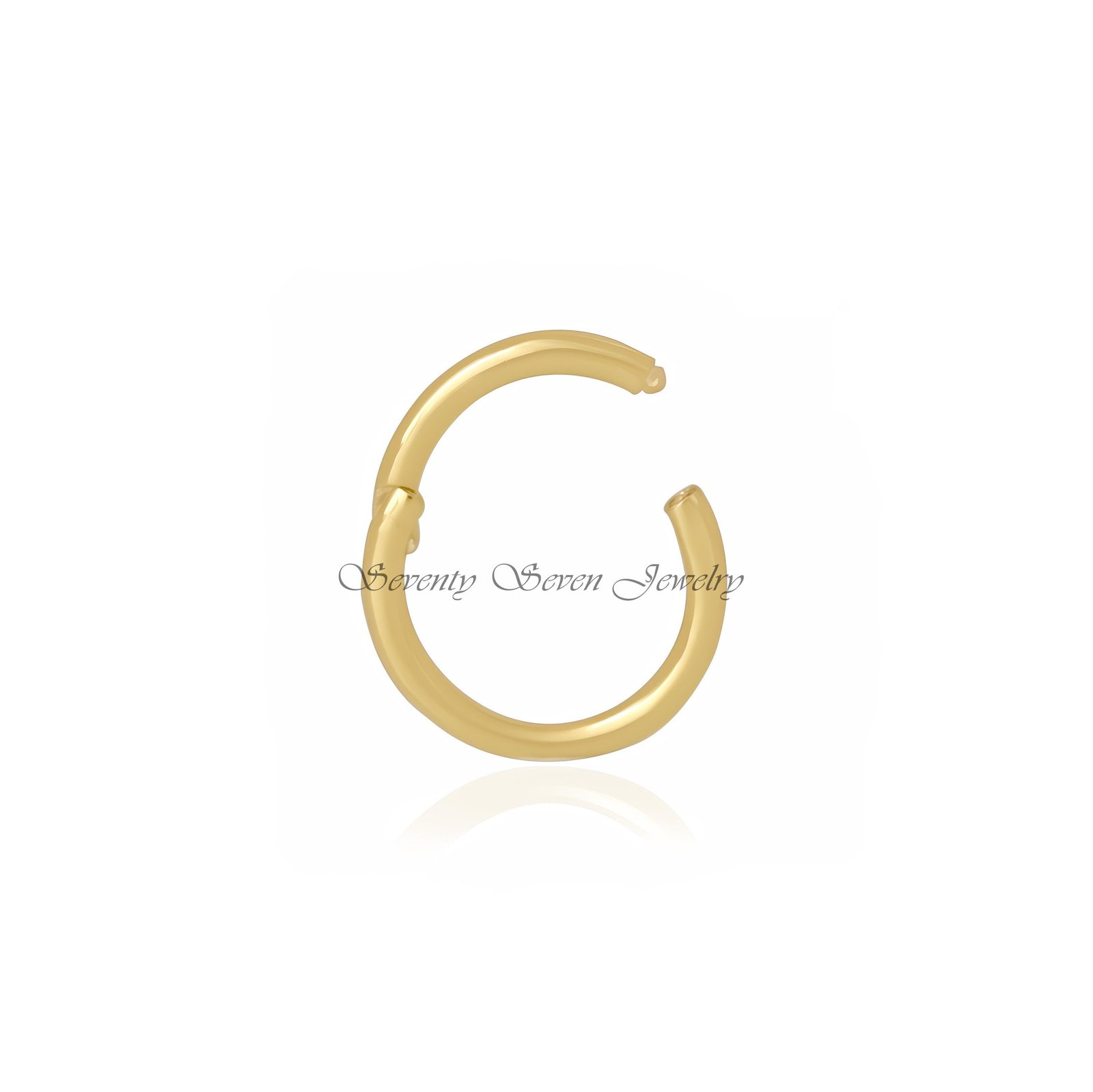 925 Silver Charm Enhancer, Round Clicker Clasp (15mm) - View 6 - Seventy Seven Jewelry | SKU: SSMJP482-SLYG-15M-2026 925 Silver Charm Enhancer, Round Clicker Clasp (15mm) - View 6 - Seventy Seven Jewelry | SKU: SSMJP482-SLYG-15M-2026
