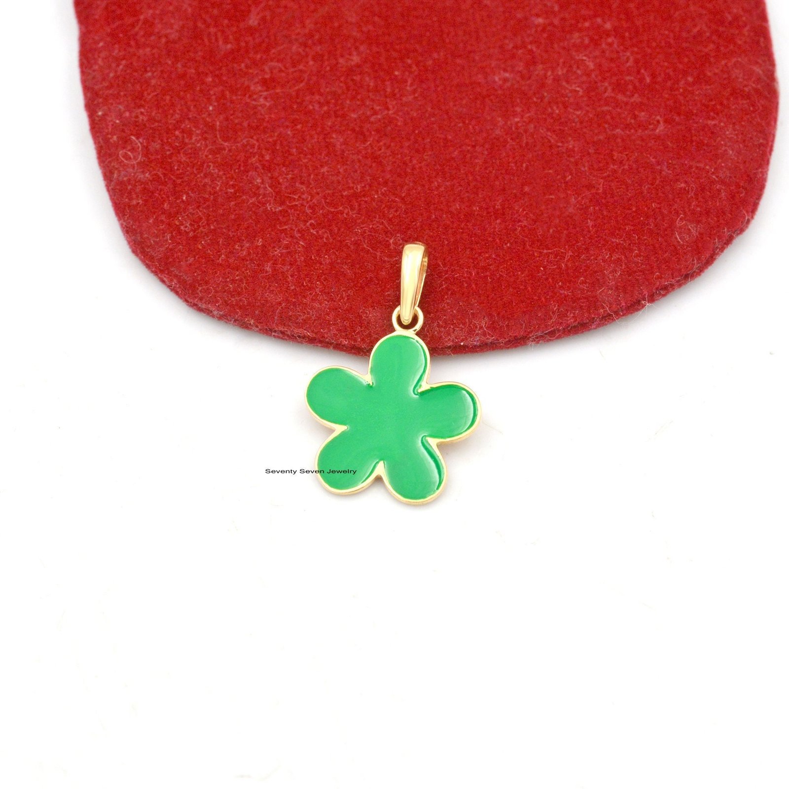 925 Silver Enamel Flower Pendant Charm (28x20 MM) - Seventy Seven Jewelry | SKU: SSMJP607-SLYGELTQ-2026 925 Silver Enamel Flower Pendant Charm (28x20 MM) - Seventy Seven Jewelry | SKU: SSMJP607-SLYGELTQ-2026