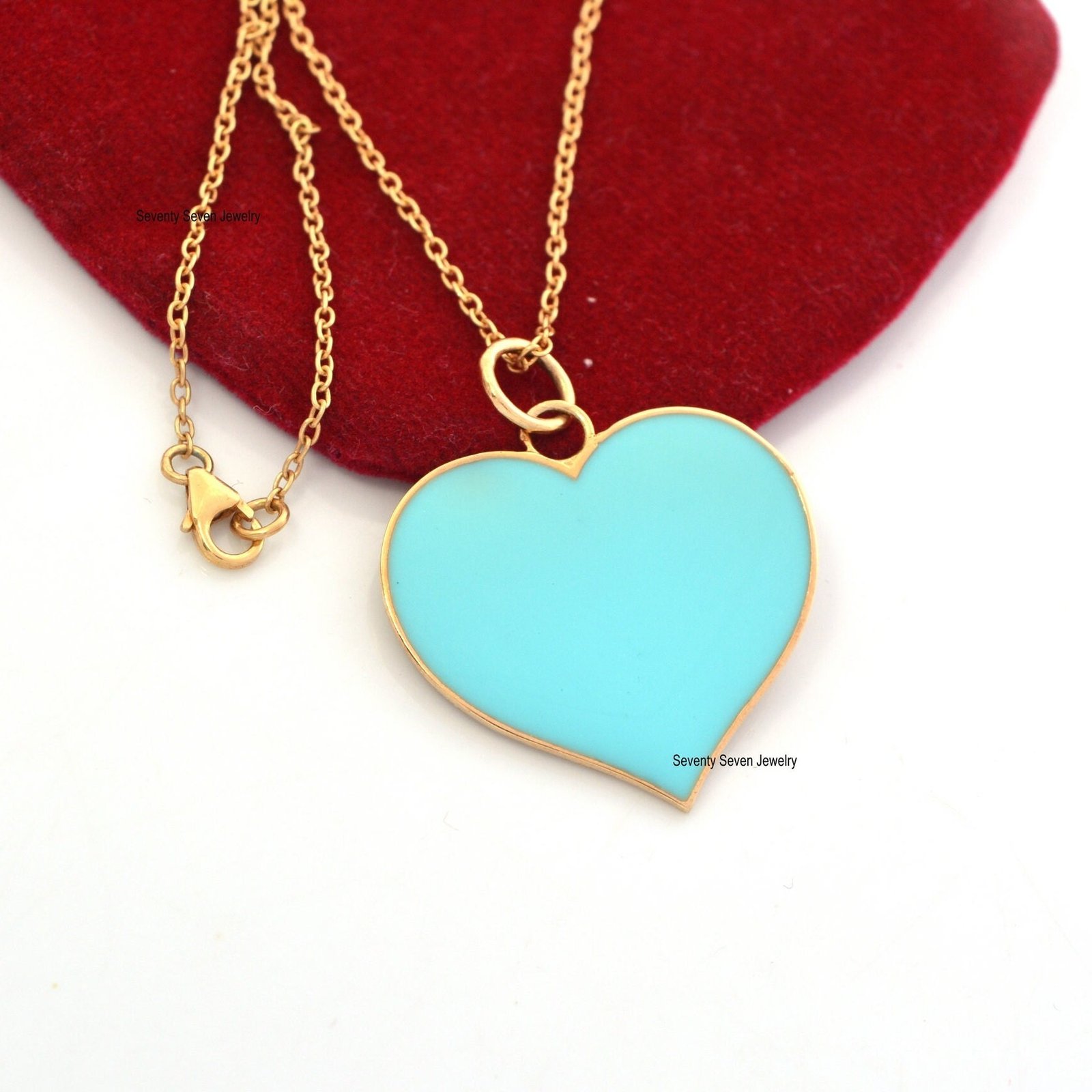 925 Silver Enamel Heart Pendant: Colorful Necklace Charm (30x32 MM) - View 3 - Seventy Seven Jewelry | SKU: SSMJP506-SLYGELP- 925 Silver Enamel Heart Pendant: Colorful Necklace Charm (30x32 MM) - View 3 - Seventy Seven Jewelry | SKU: SSMJP506-SLYGELP-