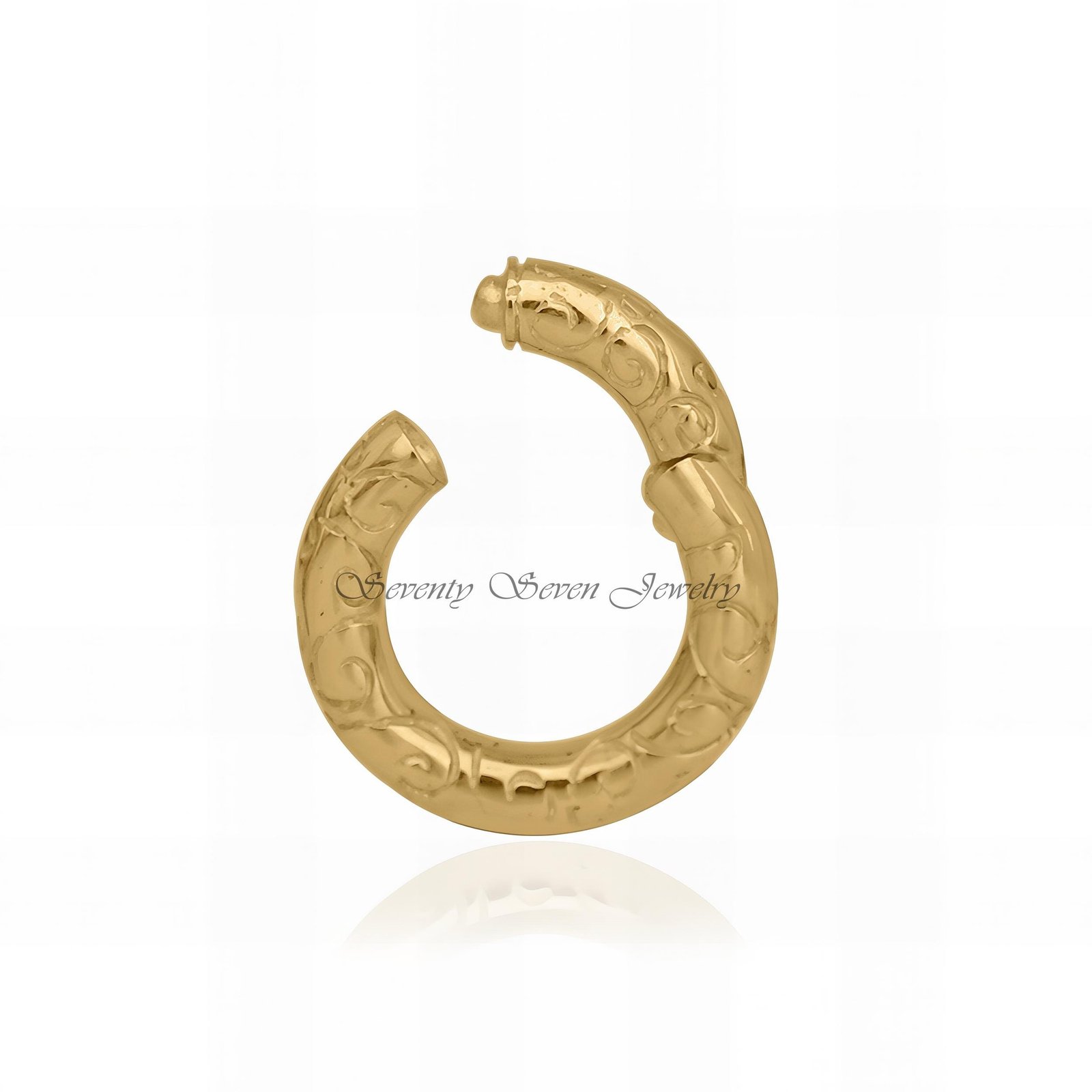 925 Silver Engraved Circle Charm Enhancer - 20 MM - Seventy Seven Jewelry | SKU: SSMJP501-SLNS-20M-2026 925 Silver Engraved Circle Charm Enhancer - 20 MM - Seventy Seven Jewelry | SKU: SSMJP501-SLNS-20M-2026