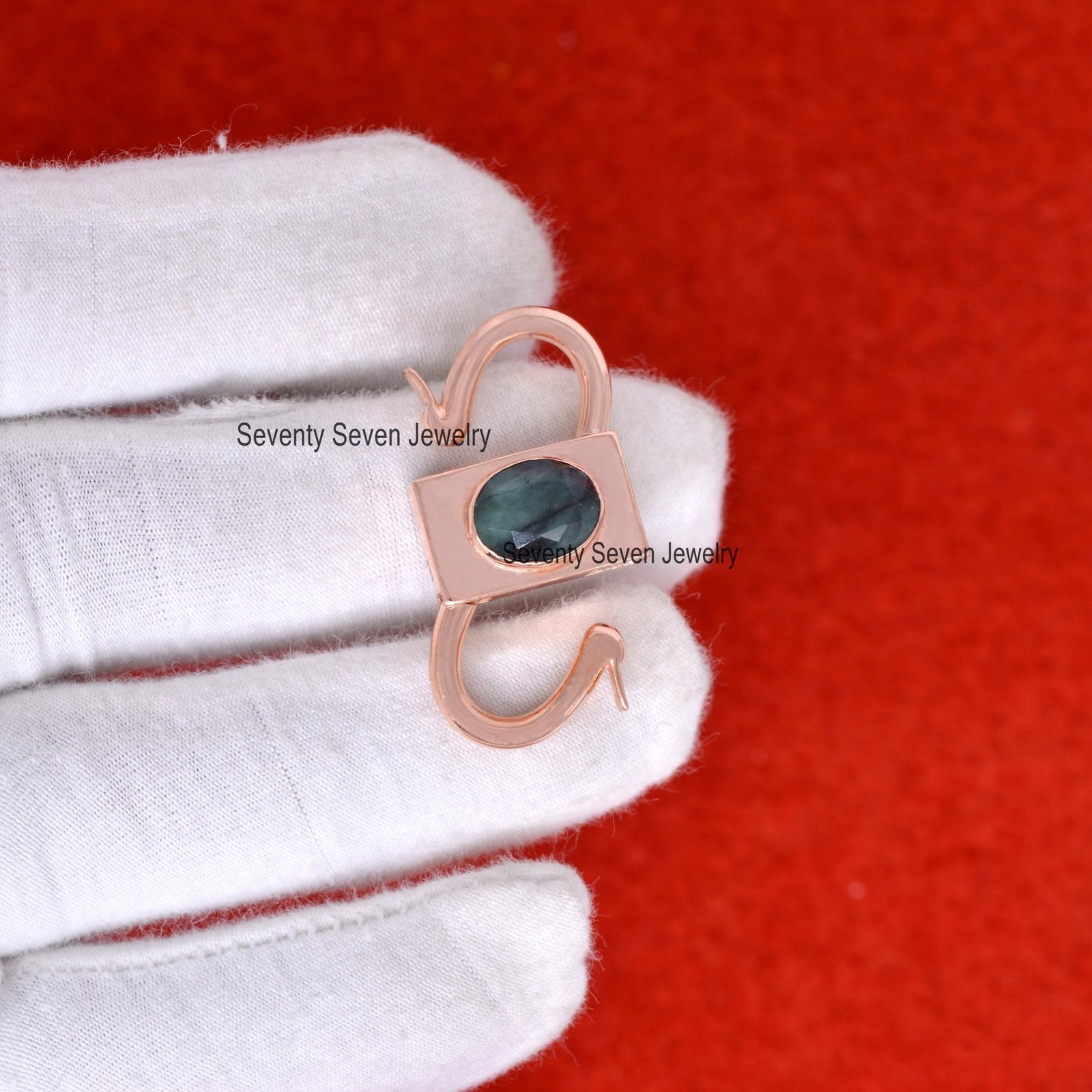 925 Silver Turquoise Padlock Pendant: Handmade Gemstone Jewelry - View 5 - Seventy Seven Jewelry | SKU: SSMJP32-SLRGRM-2026 925 Silver Turquoise Padlock Pendant: Handmade Gemstone Jewelry - View 5 - Seventy Seven Jewelry | SKU: SSMJP32-SLRGRM-2026