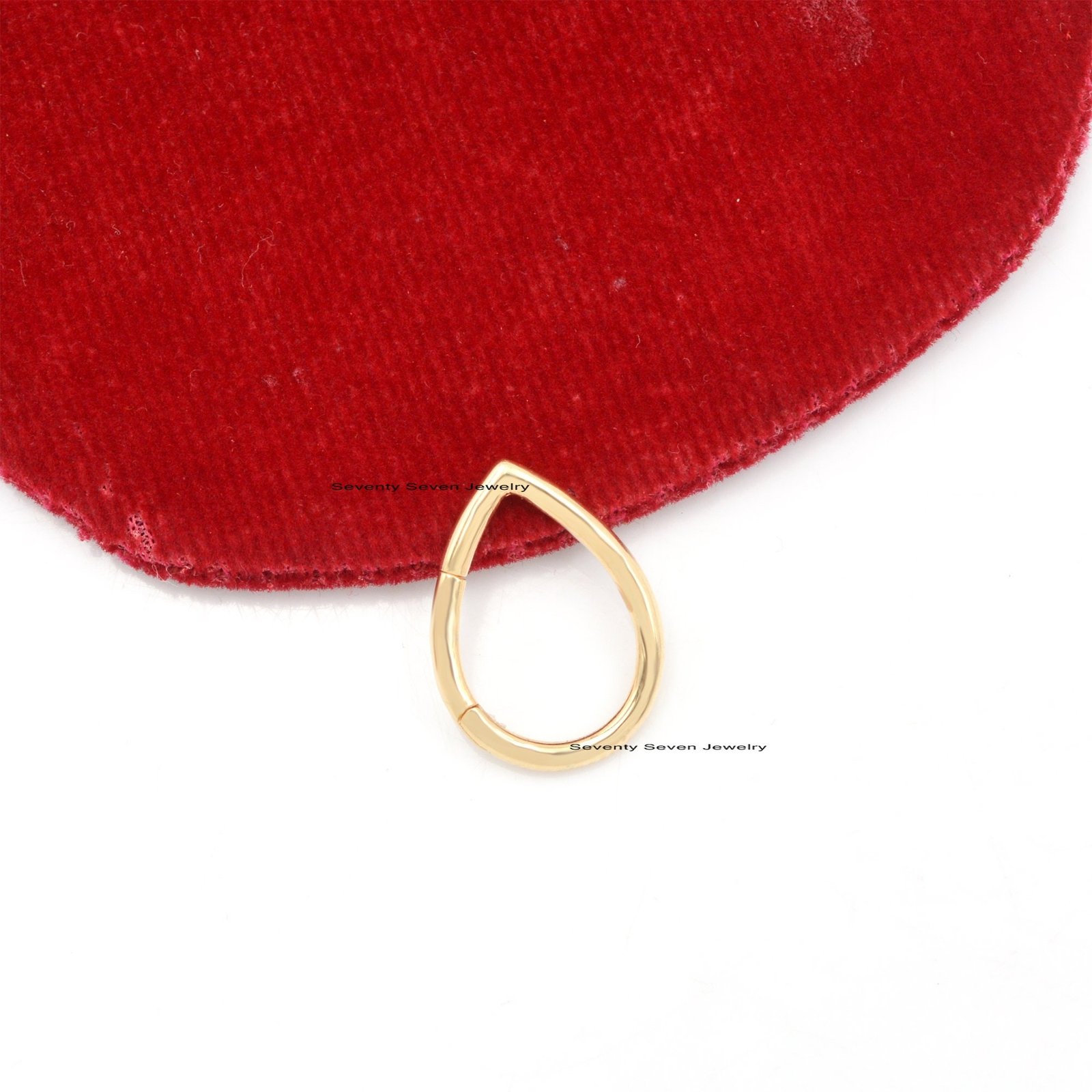 925 Sterling Silver Charm Holder: Enhancer Drop Connector (20*14 MM) - View 3 - Seventy Seven Jewelry | SKU: SSMJP648-SLYG-20 925 Sterling Silver Charm Holder: Enhancer Drop Connector (20*14 MM) - View 3 - Seventy Seven Jewelry | SKU: SSMJP648-SLYG-20