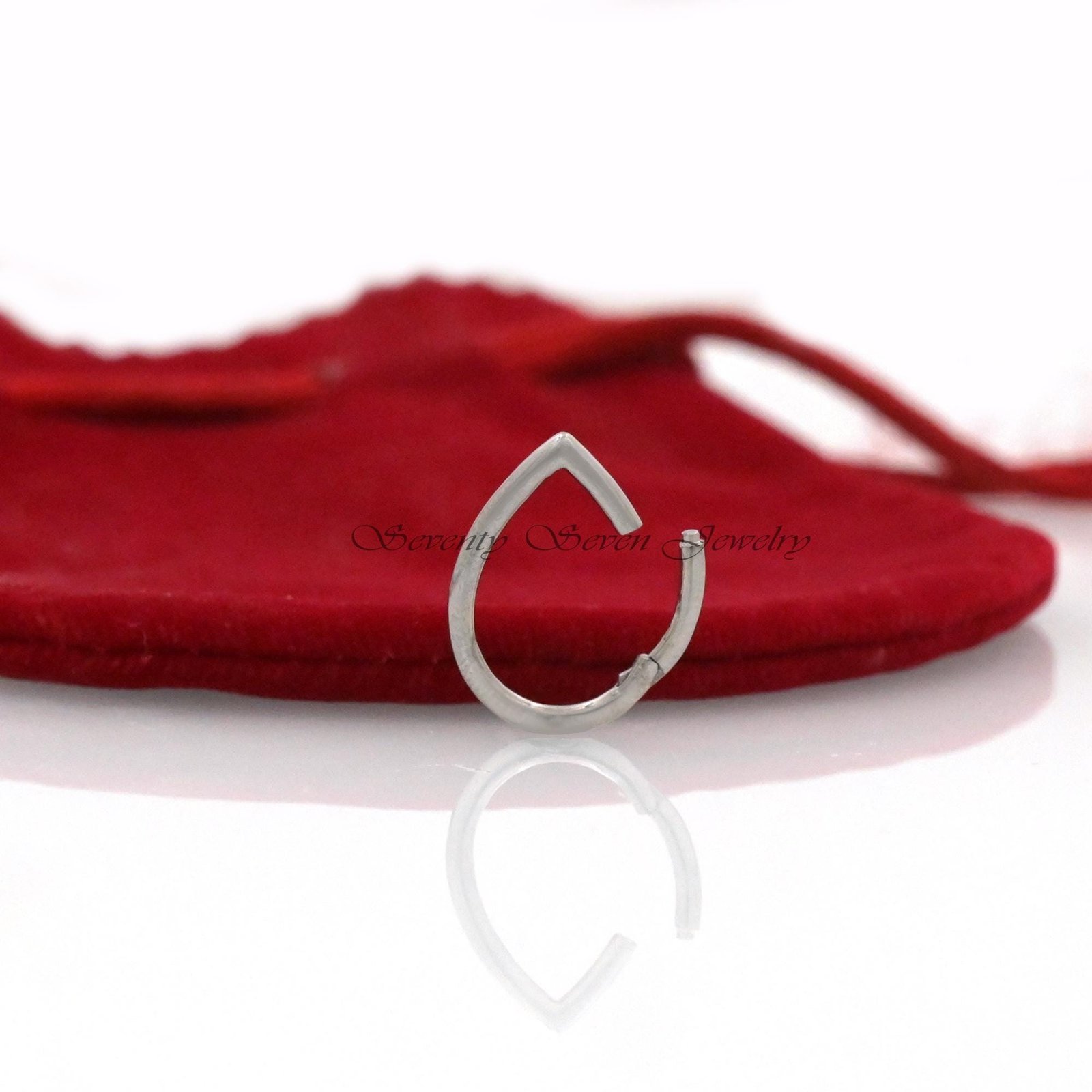 925 Sterling Silver Charm Holder: Enhancer Drop Connector (20*14 MM) - View 7 - Seventy Seven Jewelry | SKU: SSMJP648-SLYG-20 925 Sterling Silver Charm Holder: Enhancer Drop Connector (20*14 MM) - View 7 - Seventy Seven Jewelry | SKU: SSMJP648-SLYG-20