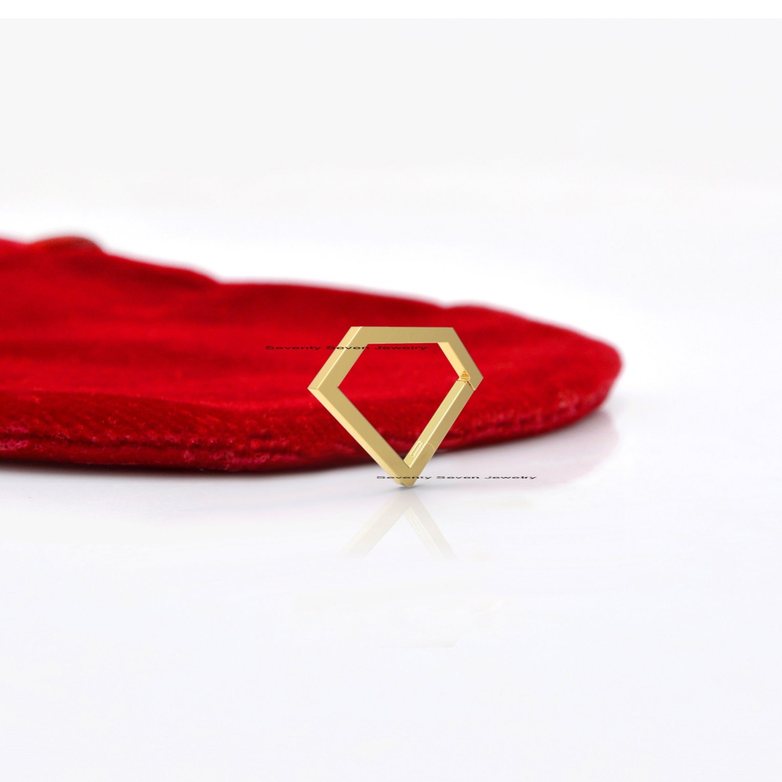 925 Sterling Silver Diamond Charm Holder - Enhancer Pendant - View 3 - Seventy Seven Jewelry | SKU: SSMJP638-SLNS-15M-2026 925 Sterling Silver Diamond Charm Holder - Enhancer Pendant - View 3 - Seventy Seven Jewelry | SKU: SSMJP638-SLNS-15M-2026
