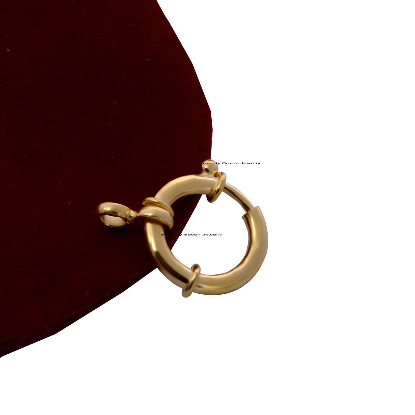 925 Sterling Silver Spring Ring Enhancer Charm Holder - View 4 - Seventy Seven Jewelry | SKU: SSMJF137-SLNS-26M-P-VP,SSMJF137 925 Sterling Silver Spring Ring Enhancer Charm Holder - View 4 - Seventy Seven Jewelry | SKU: SSMJF137-SLNS-26M-P-VP,SSMJF137