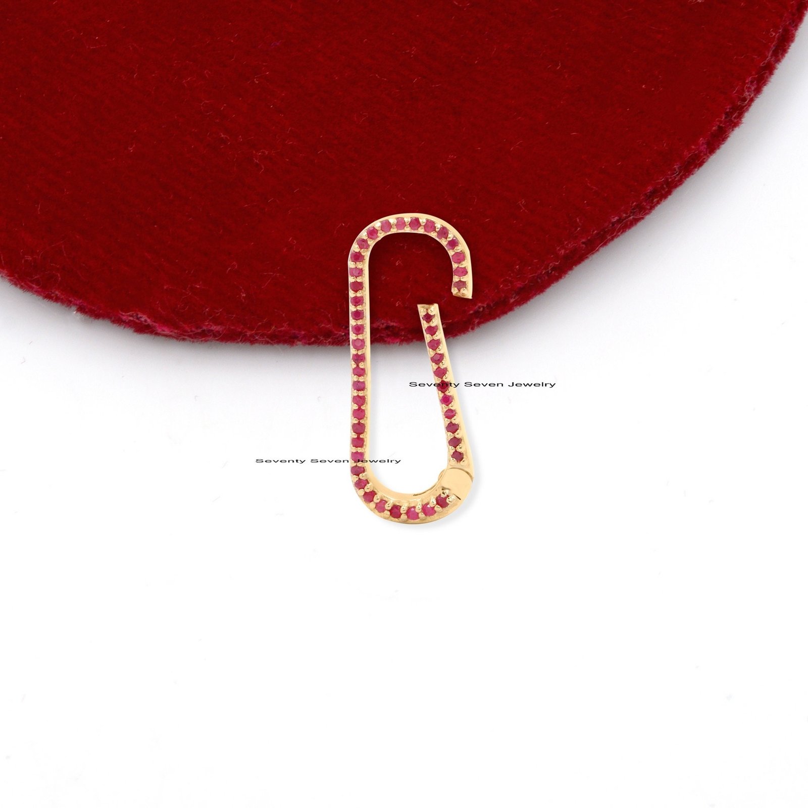 9K Gold Charm Holder: Diamond & Turquoise Enhancer Lock - View 3 - Seventy Seven Jewelry | SKU: SSMJH73-9KYGDI-2026,SSMJH73-9 9K Gold Charm Holder: Diamond & Turquoise Enhancer Lock - View 3 - Seventy Seven Jewelry | SKU: SSMJH73-9KYGDI-2026,SSMJH73-9