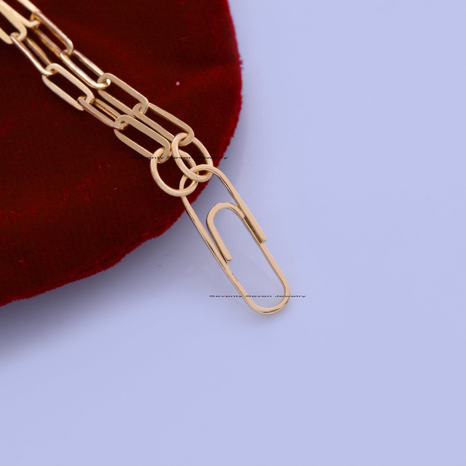 9K Gold Charm Holder: Durable Chain Enhancer Pendant (21*7 MM) - View 4 - Seventy Seven Jewelry | SKU: SSMJH564-9KYG-N47-16I- 9K Gold Charm Holder: Durable Chain Enhancer Pendant (21*7 MM) - View 4 - Seventy Seven Jewelry | SKU: SSMJH564-9KYG-N47-16I-