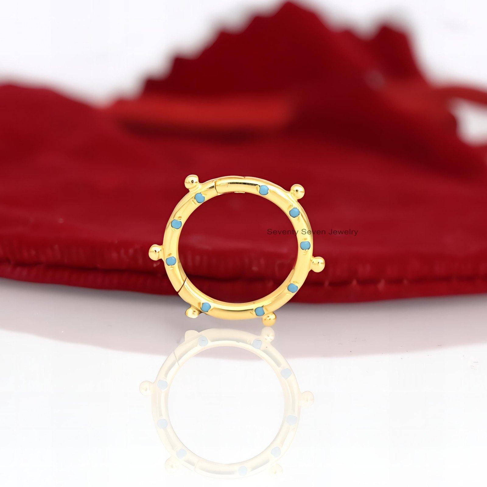 9K Gold Charm Holder: Turquoise & Diamond Pave Enhancer - Seventy Seven Jewelry | SKU: SSMJP966-9KYGDI-15M-2026,SSMJP966-9KYG 9K Gold Charm Holder: Turquoise & Diamond Pave Enhancer - Seventy Seven Jewelry | SKU: SSMJP966-9KYGDI-15M-2026,SSMJP966-9KYG