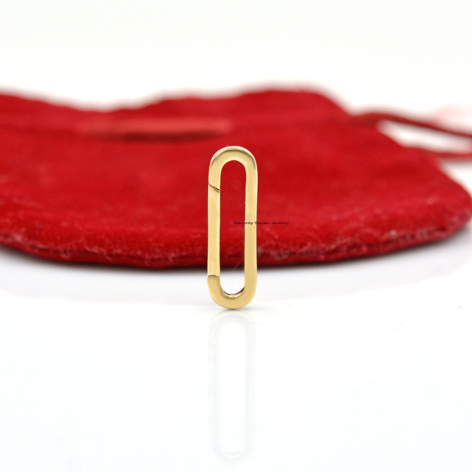 9K Gold Diamond Enhancer Holder: Elongated Oval Multi-Charm - View 3 - Seventy Seven Jewelry | SKU: SSMJP680-9KYGMN,SSMJP680- 9K Gold Diamond Enhancer Holder: Elongated Oval Multi-Charm - View 3 - Seventy Seven Jewelry | SKU: SSMJP680-9KYGMN,SSMJP680-