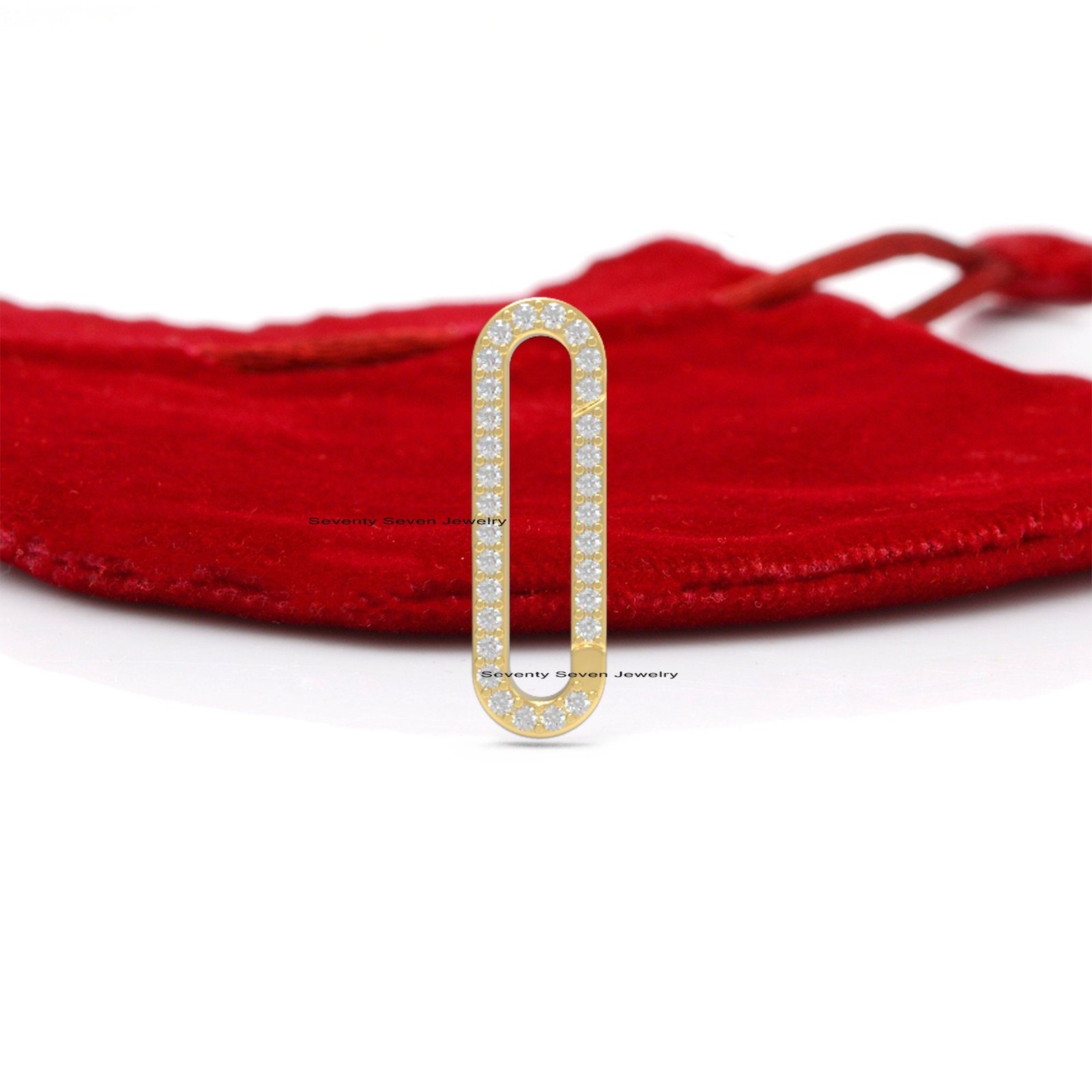 9K Gold Diamond Enhancer Holder: Elongated Oval Multi-Charm - View 6 - Seventy Seven Jewelry | SKU: SSMJP680-9KYGMN,SSMJP680- 9K Gold Diamond Enhancer Holder: Elongated Oval Multi-Charm - View 6 - Seventy Seven Jewelry | SKU: SSMJP680-9KYGMN,SSMJP680-