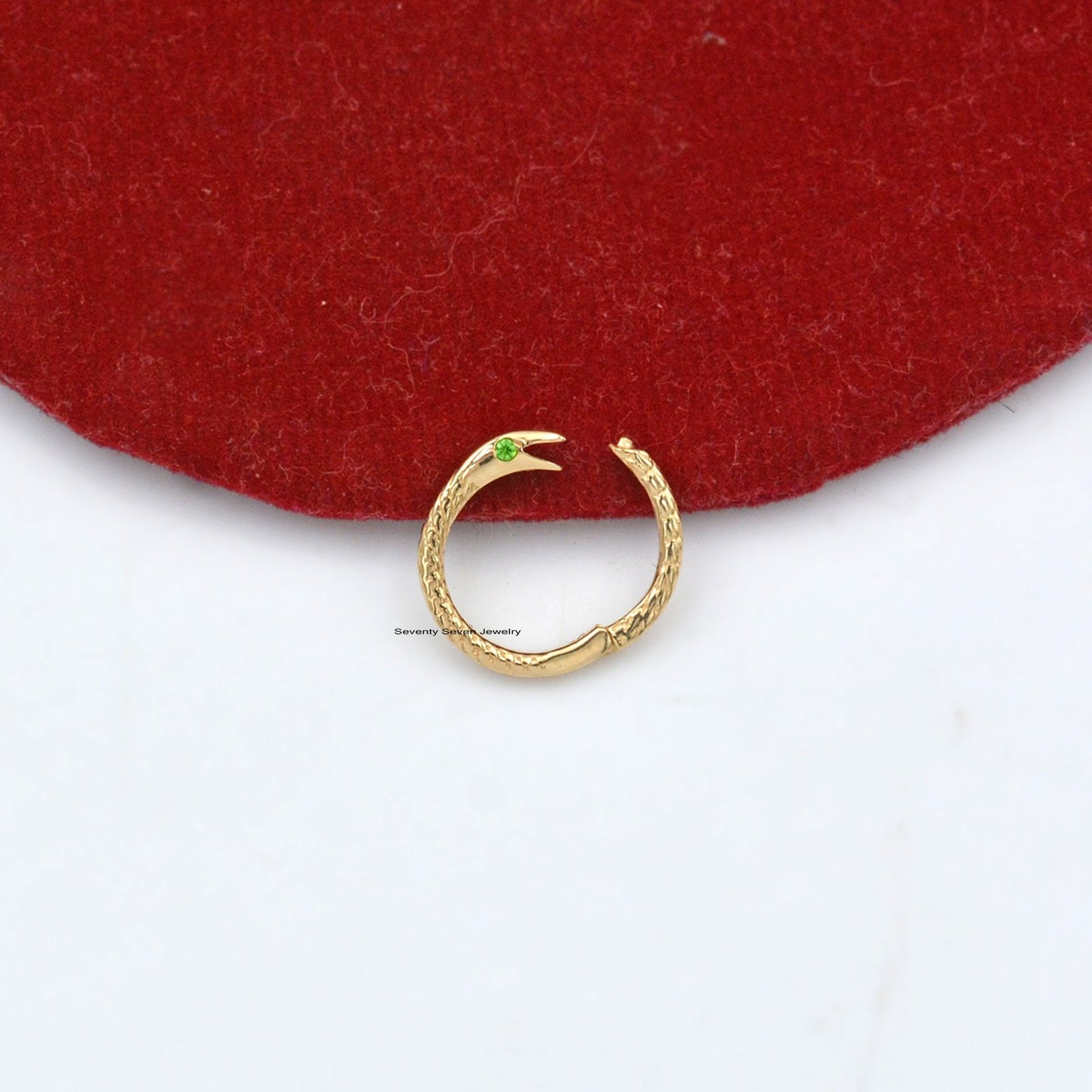 9K Gold Diamond Snake Charm Enhancer, Solid Connector - View 4 - Seventy Seven Jewelry | SKU: SSMJH88-9KYGDI-17M,SSMJH479-9KY 9K Gold Diamond Snake Charm Enhancer, Solid Connector - View 4 - Seventy Seven Jewelry | SKU: SSMJH88-9KYGDI-17M,SSMJH479-9KY