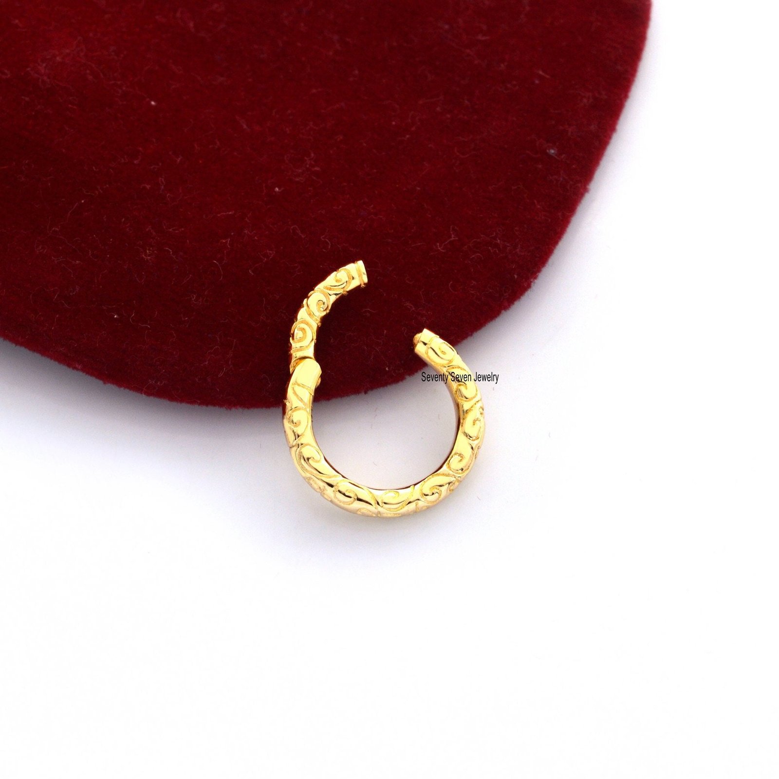 9k Gold Engraved Charm Enhancer Holder: Round Link Lock - Seventy Seven Jewelry | SKU: SSMJH501-9KYG-15M-2026,SSMJH501-9KYG-2 9k Gold Engraved Charm Enhancer Holder: Round Link Lock - Seventy Seven Jewelry | SKU: SSMJH501-9KYG-15M-2026,SSMJH501-9KYG-2