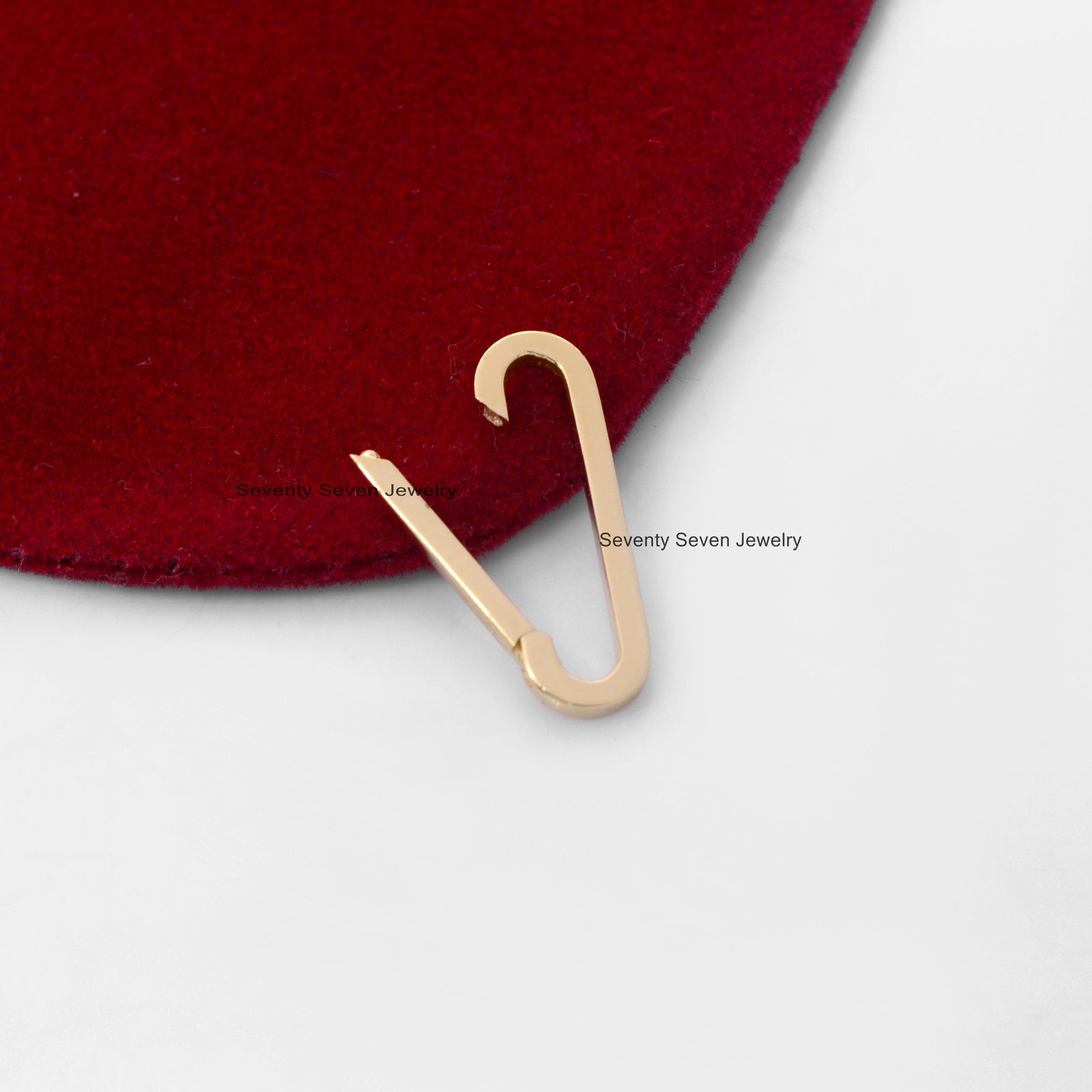 9k Gold Oval Enhancer Charm Holder, 22mm - View 3 - Seventy Seven Jewelry | SKU: SSMJH680-9KYG-22M-2026 9k Gold Oval Enhancer Charm Holder, 22mm - View 3 - Seventy Seven Jewelry | SKU: SSMJH680-9KYG-22M-2026