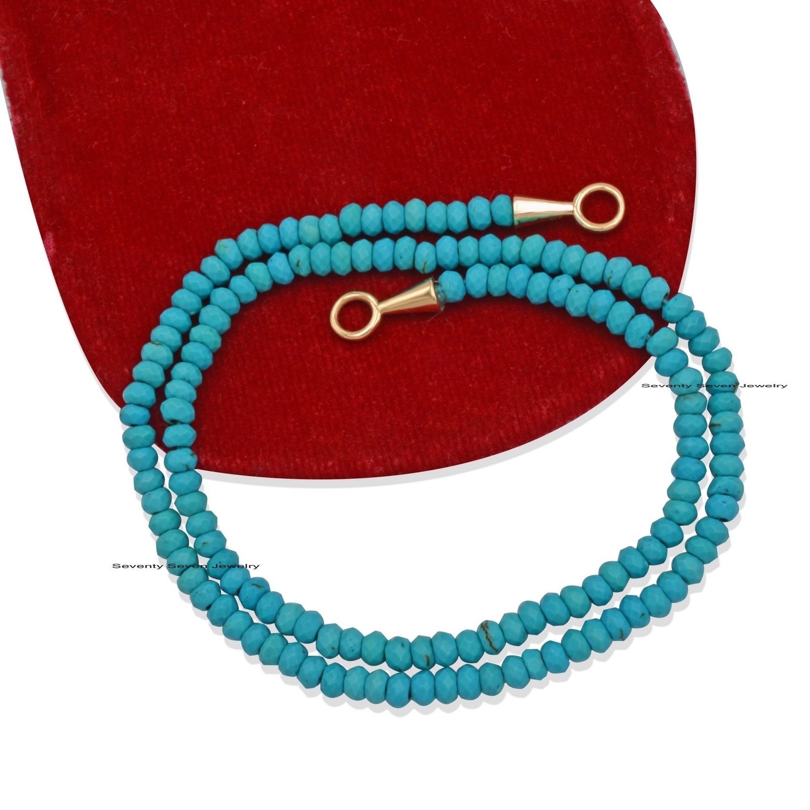 9K Gold Turquoise Bead Necklace: Gemstone Charm Holder - Seventy Seven Jewelry | SKU: SSMJN247-9KYGLPZ-14I,SSMJN247-9KYGLPZ-1 9K Gold Turquoise Bead Necklace: Gemstone Charm Holder - Seventy Seven Jewelry | SKU: SSMJN247-9KYGLPZ-14I,SSMJN247-9KYGLPZ-1