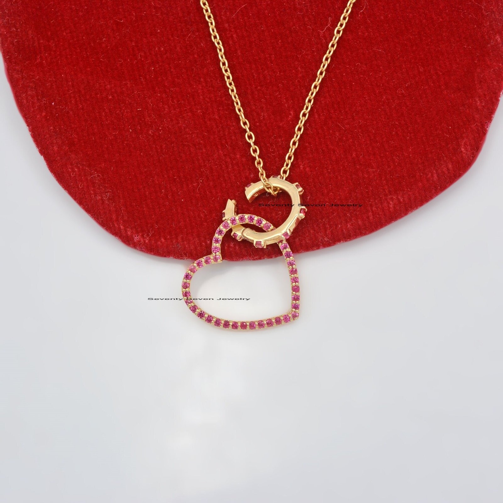 9K Gold Turquoise Heart Necklace: Round Charm Enhancer - Seventy Seven Jewelry | SKU: SSMJP530-9KYGTQ,SSMJP512-9KYGTQ-18I,SSM 9K Gold Turquoise Heart Necklace: Round Charm Enhancer - Seventy Seven Jewelry | SKU: SSMJP530-9KYGTQ,SSMJP512-9KYGTQ-18I,SSM