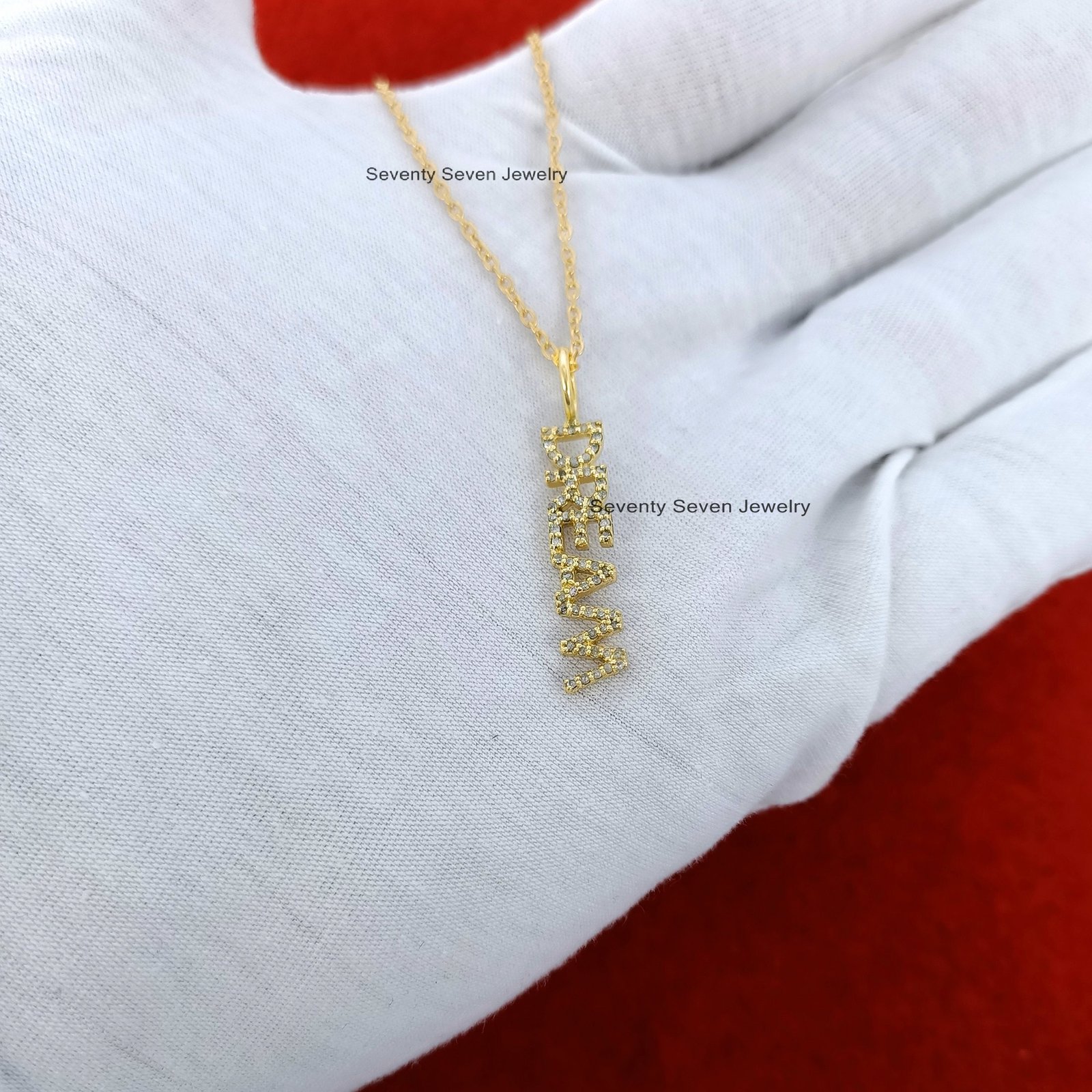 Diamond Alphabet Pendant: Sterling Silver Initial Letter - View 5 - Seventy Seven Jewelry | SKU: SSMJP514-SLYGTQ,SSMJP514-SLY Diamond Alphabet Pendant: Sterling Silver Initial Letter - View 5 - Seventy Seven Jewelry | SKU: SSMJP514-SLYGTQ,SSMJP514-SLY