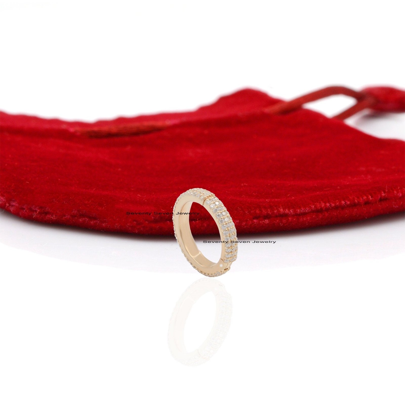 Diamond Circle 925 Silver Charm Enhancer - 17mm - View 3 - Seventy Seven Jewelry | SKU: SSMJP687-SLYGYSP,SSMJP687-SLYGBSP,SSM Diamond Circle 925 Silver Charm Enhancer - 17mm - View 3 - Seventy Seven Jewelry | SKU: SSMJP687-SLYGYSP,SSMJP687-SLYGBSP,SSM