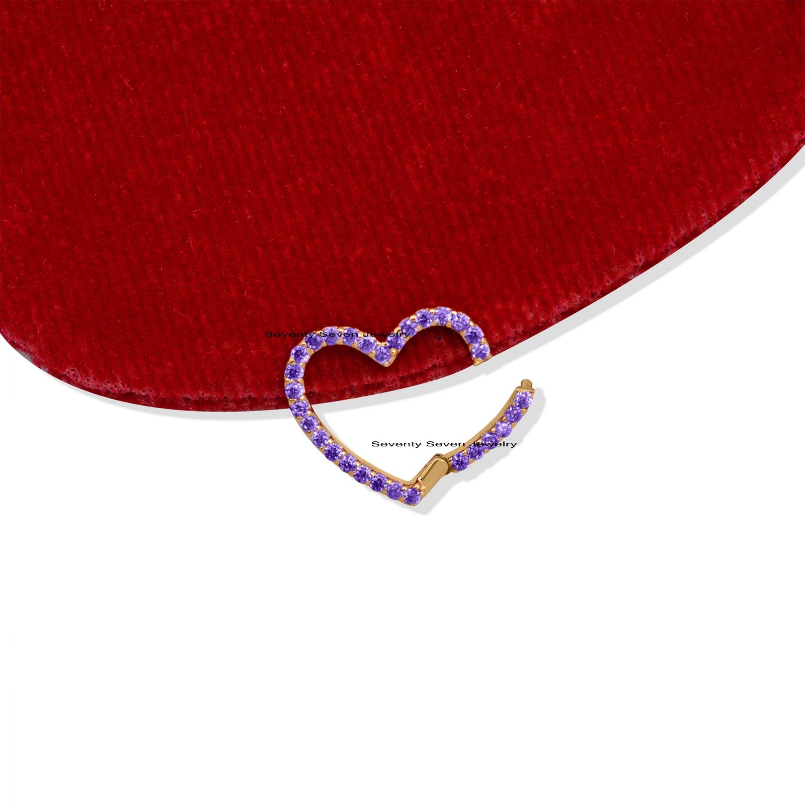 Diamond Heart Enhancer: 925 Silver Charms Holder (15 MM) - View 7 - Seventy Seven Jewelry | SKU: SSMJP536-SLYGMN-2026,SSMJP53 Diamond Heart Enhancer: 925 Silver Charms Holder (15 MM) - View 7 - Seventy Seven Jewelry | SKU: SSMJP536-SLYGMN-2026,SSMJP53