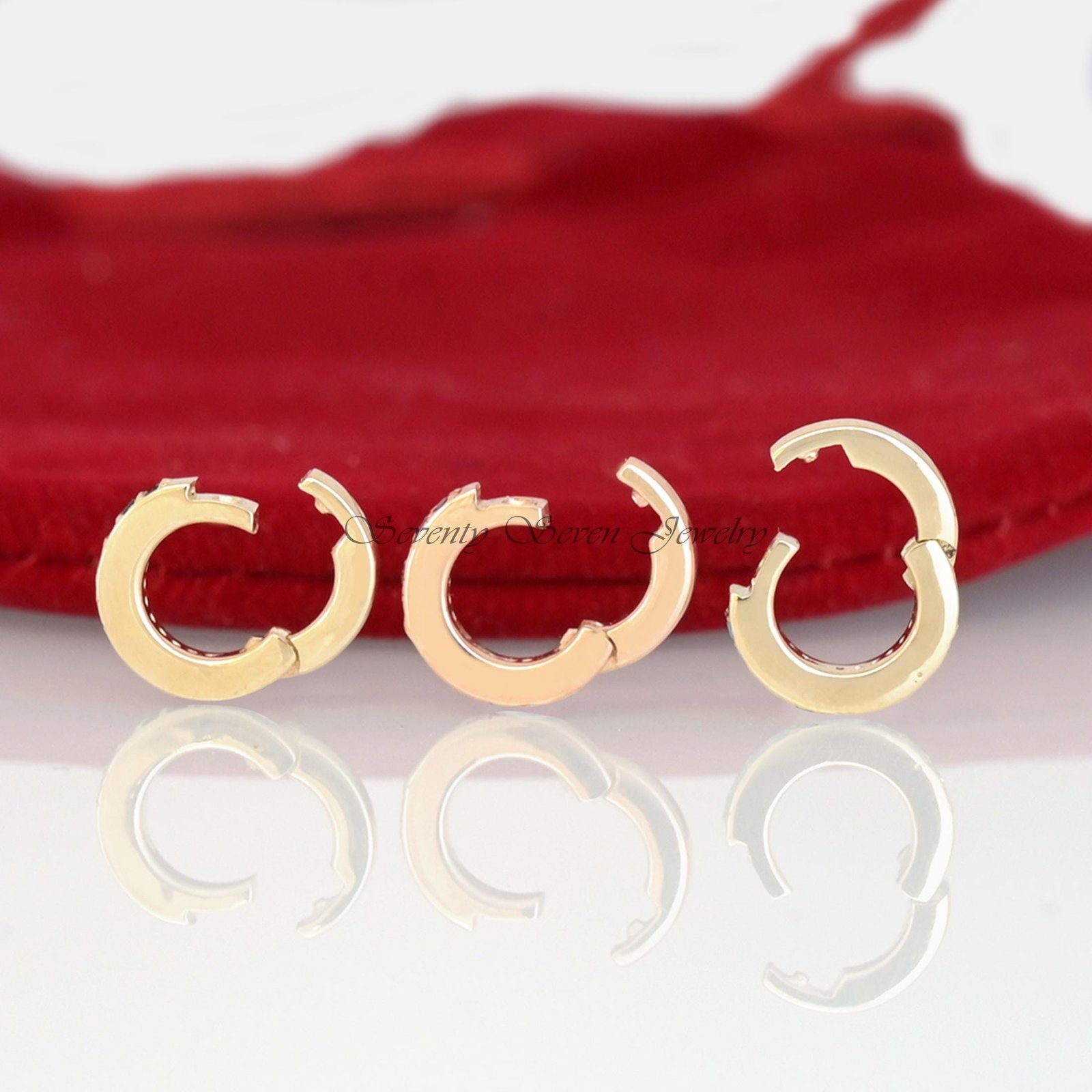 Pave Diamond 9k Gold Circle Charm Enhancer - 10MM - View 5 - Seventy Seven Jewelry | SKU: SSMJP686-9KYGDI-2026,SSMJP686-9KYGT Pave Diamond 9k Gold Circle Charm Enhancer - 10MM - View 5 - Seventy Seven Jewelry | SKU: SSMJP686-9KYGDI-2026,SSMJP686-9KYGT