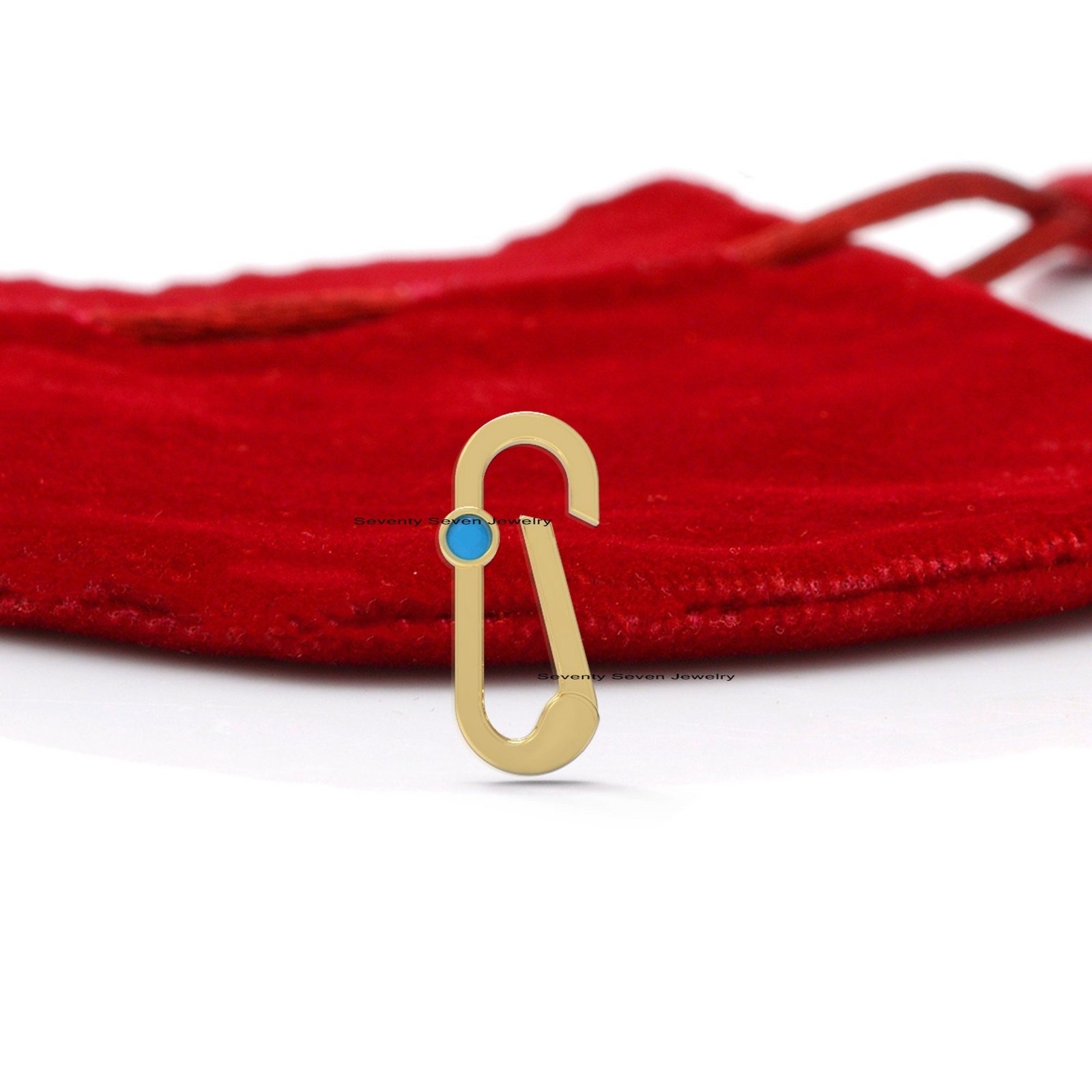 Silver Enamel Enhancer Link: Charm Holder Clasp (25x10 MM) - Seventy Seven Jewelry | SKU: SSMJP969-SLYGMN-2026,SSMJP969-SLYGB Silver Enamel Enhancer Link: Charm Holder Clasp (25x10 MM) - Seventy Seven Jewelry | SKU: SSMJP969-SLYGMN-2026,SSMJP969-SLYGB
