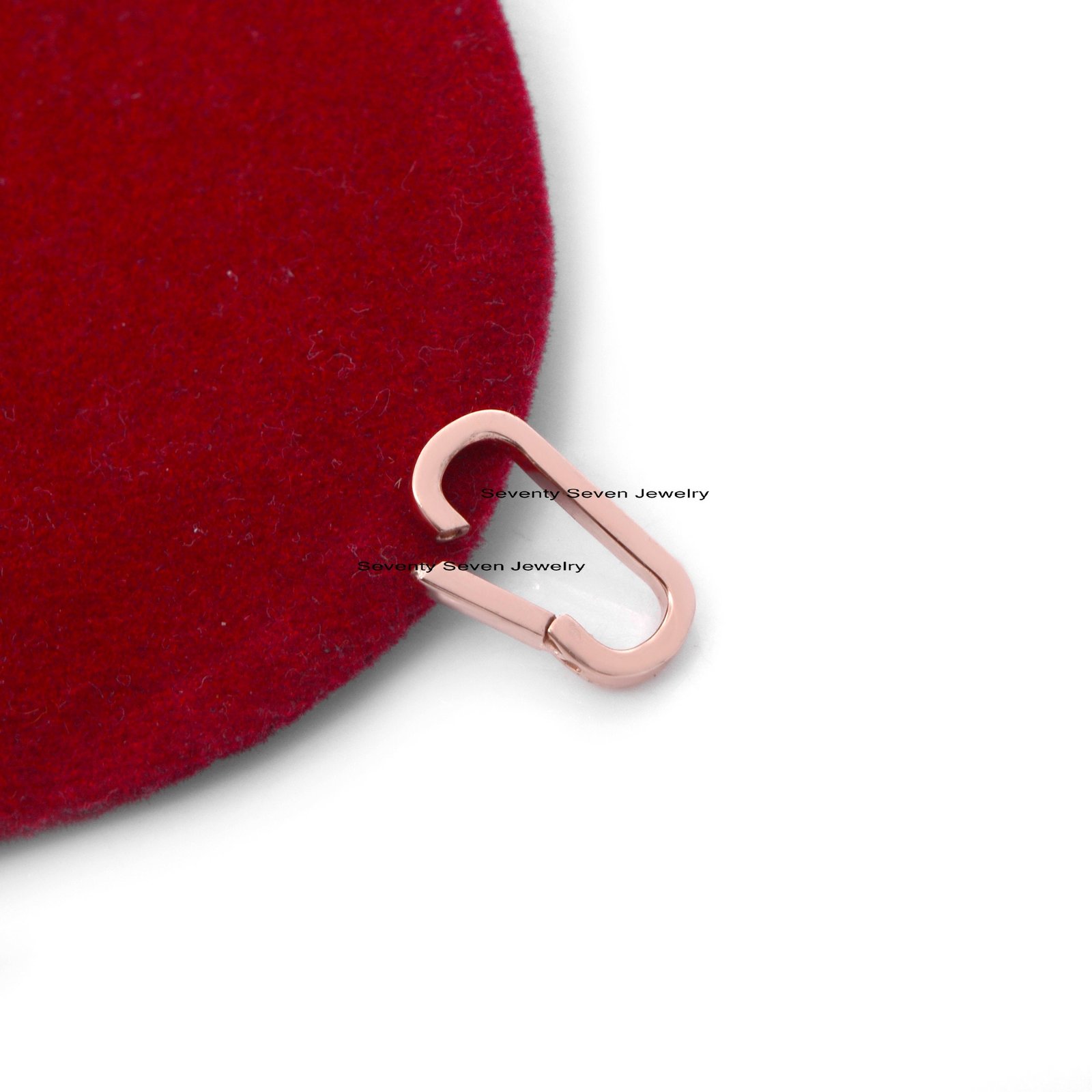 Sterling Silver Charm Enhancer Holder: Jewelry Link - View 3 - Seventy Seven Jewelry | SKU: SSMJH445-SLYG-2/2026 Sterling Silver Charm Enhancer Holder: Jewelry Link - View 3 - Seventy Seven Jewelry | SKU: SSMJH445-SLYG-2/2026