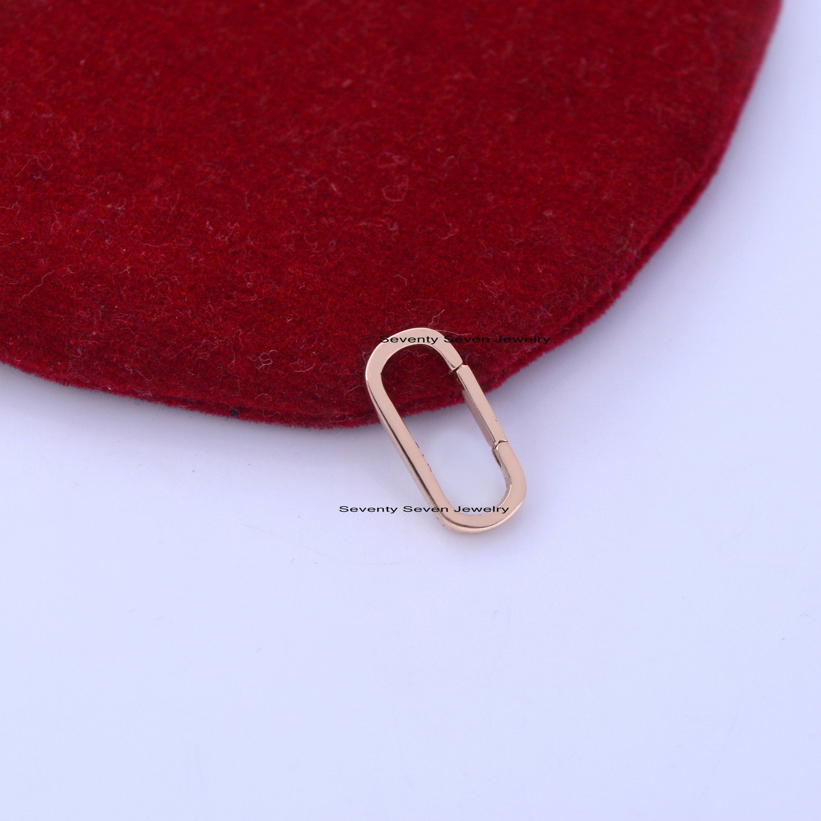 Sterling Silver Charm Enhancer Holder: Jewelry Link - View 5 - Seventy Seven Jewelry | SKU: SSMJH445-SLYG-2/2026 Sterling Silver Charm Enhancer Holder: Jewelry Link - View 5 - Seventy Seven Jewelry | SKU: SSMJH445-SLYG-2/2026