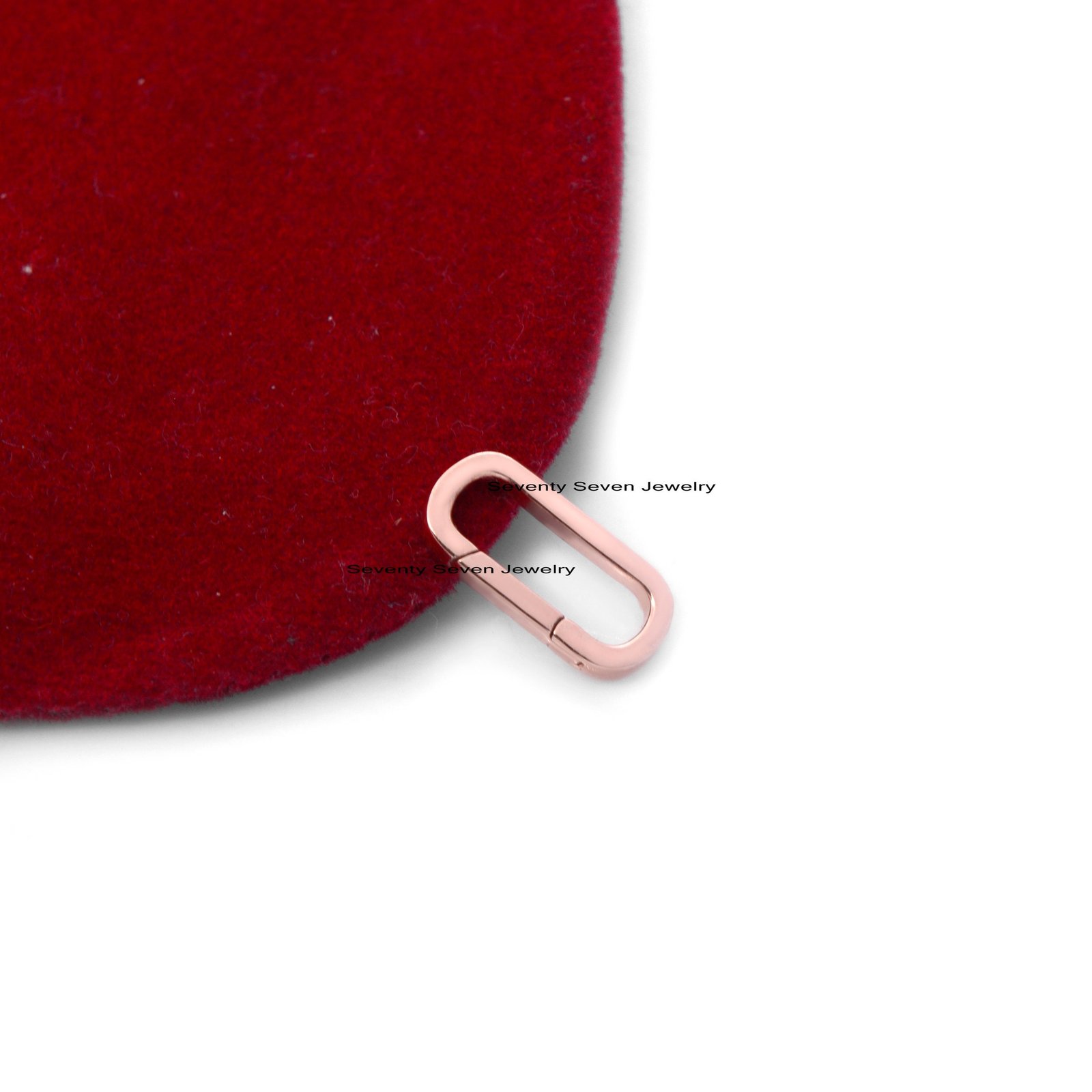 Sterling Silver Charm Enhancer Holder: Jewelry Link - View 6 - Seventy Seven Jewelry | SKU: SSMJH445-SLYG-2/2026 Sterling Silver Charm Enhancer Holder: Jewelry Link - View 6 - Seventy Seven Jewelry | SKU: SSMJH445-SLYG-2/2026