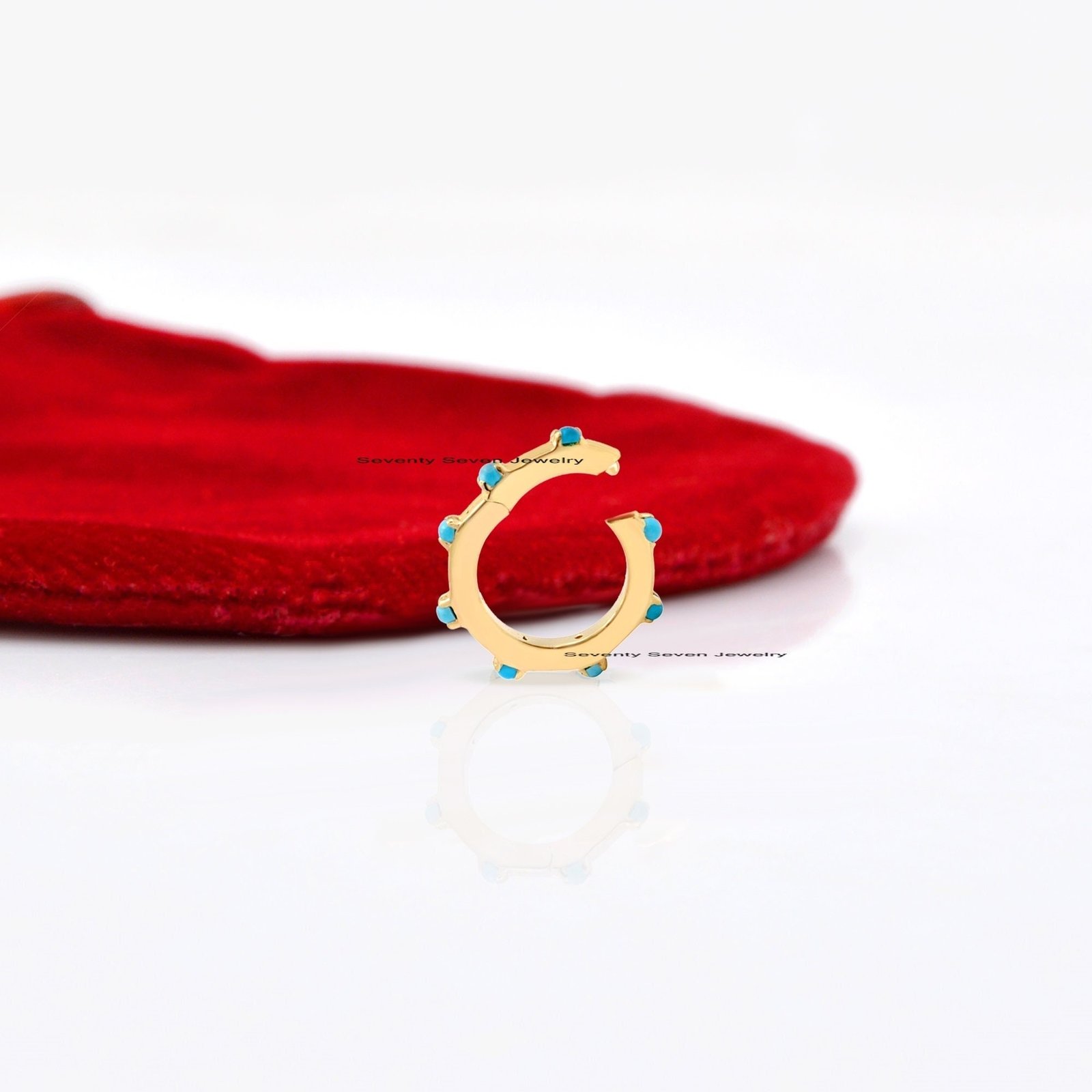 Turquoise Charm Holder: 925 Silver Round Enhancer (12 MM) - Seventy Seven Jewelry | SKU: SSMJH529-SLYGTQ-2/2026,SSMJP529-SLYG Turquoise Charm Holder: 925 Silver Round Enhancer (12 MM) - Seventy Seven Jewelry | SKU: SSMJH529-SLYGTQ-2/2026,SSMJP529-SLYG