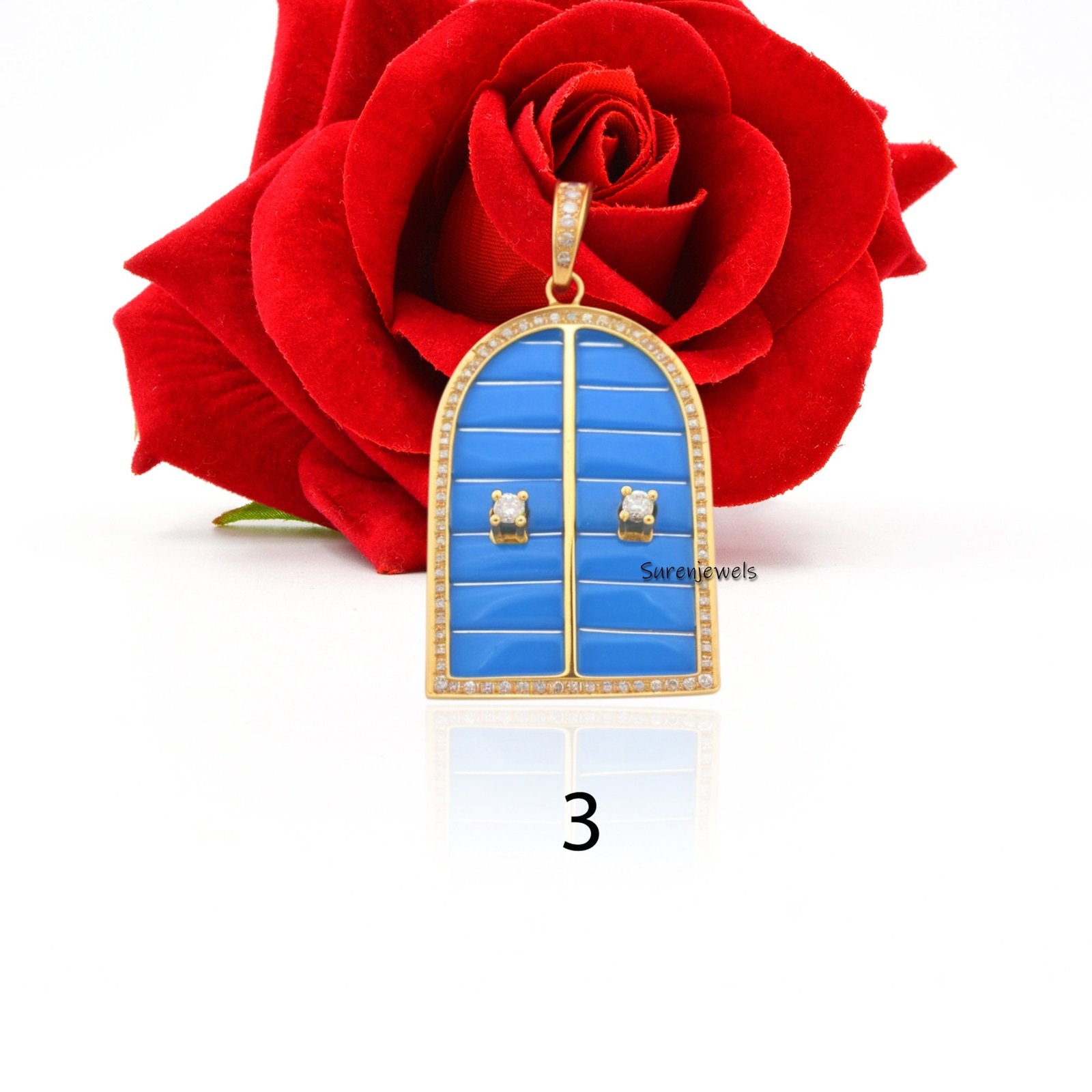 14k Gold Carved Gemstone Pendant: Handmade Vintage Designer Charm - View 5 - Suren Jewels | SKU: SJP2440-SLWGTQMN,SJP4772-SLY 14k Gold Carved Gemstone Pendant: Handmade Vintage Designer Charm - View 5 - Suren Jewels | SKU: SJP2440-SLWGTQMN,SJP4772-SLY