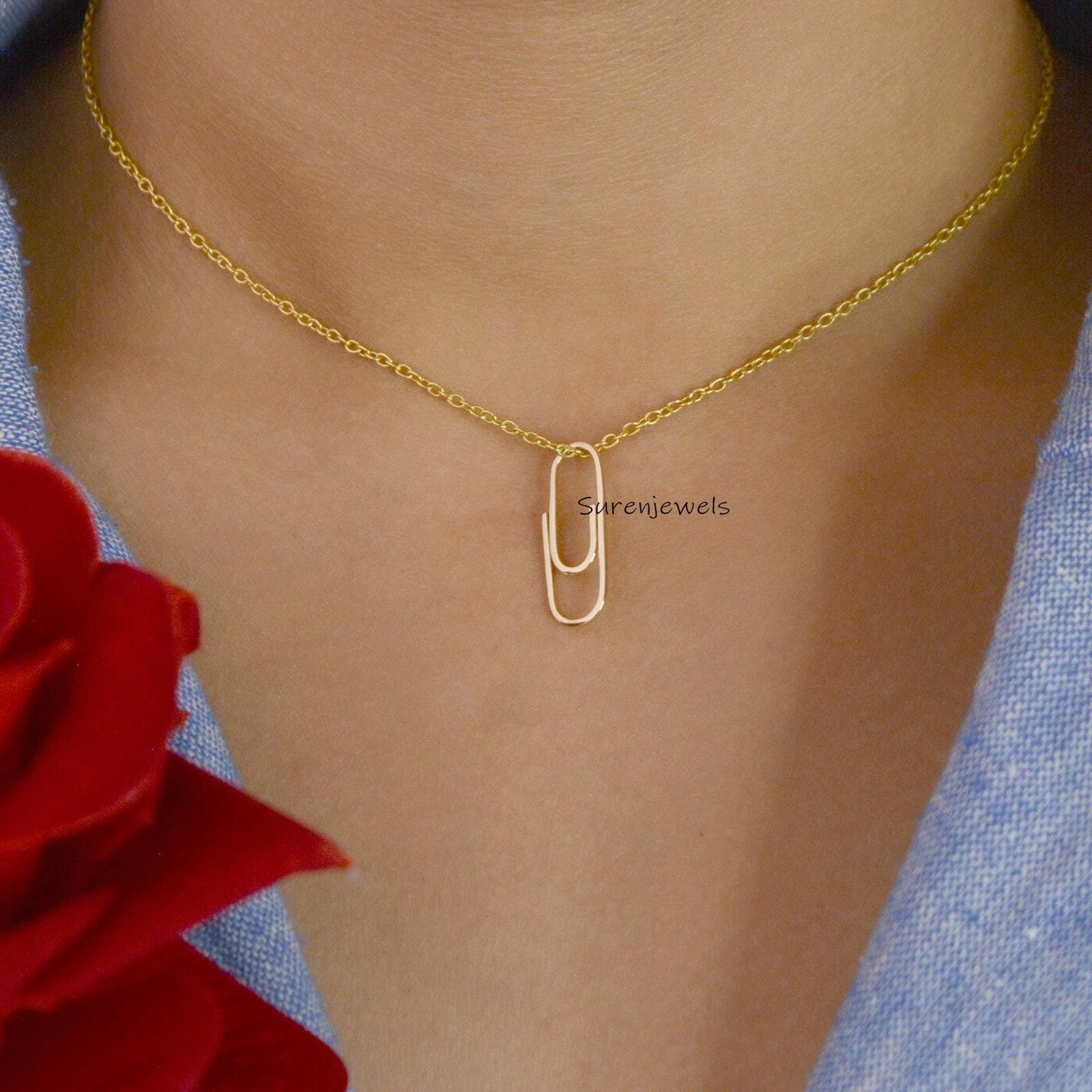 14K Gold Charm Enhancer: Durable Chain Connector - View 2 - Suren Jewels | SKU: SJH564 14K Gold Charm Enhancer: Durable Chain Connector - View 2 - Suren Jewels | SKU: SJH564