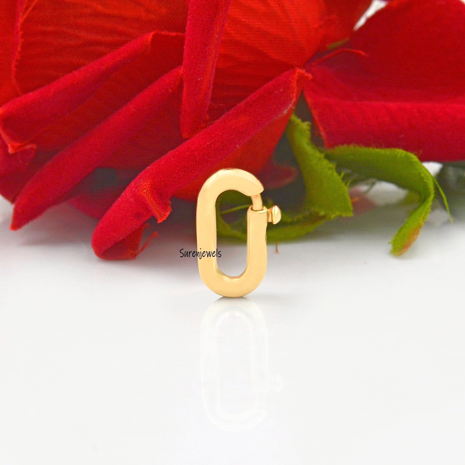 14K Gold Charm Enhancer Holder: Multi-Link Connector - Suren Jewels | SKU: SJL1194-SLYG 14K Gold Charm Enhancer Holder: Multi-Link Connector - Suren Jewels | SKU: SJL1194-SLYG