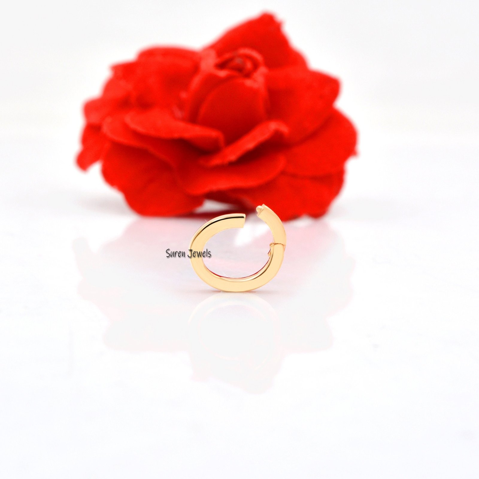 14k Gold Charm Holder Necklace: Enhancer Pendant - Suren Jewels | SKU: SJP475-SLYG-N47-18I-925 14k Gold Charm Holder Necklace: Enhancer Pendant - Suren Jewels | SKU: SJP475-SLYG-N47-18I-925