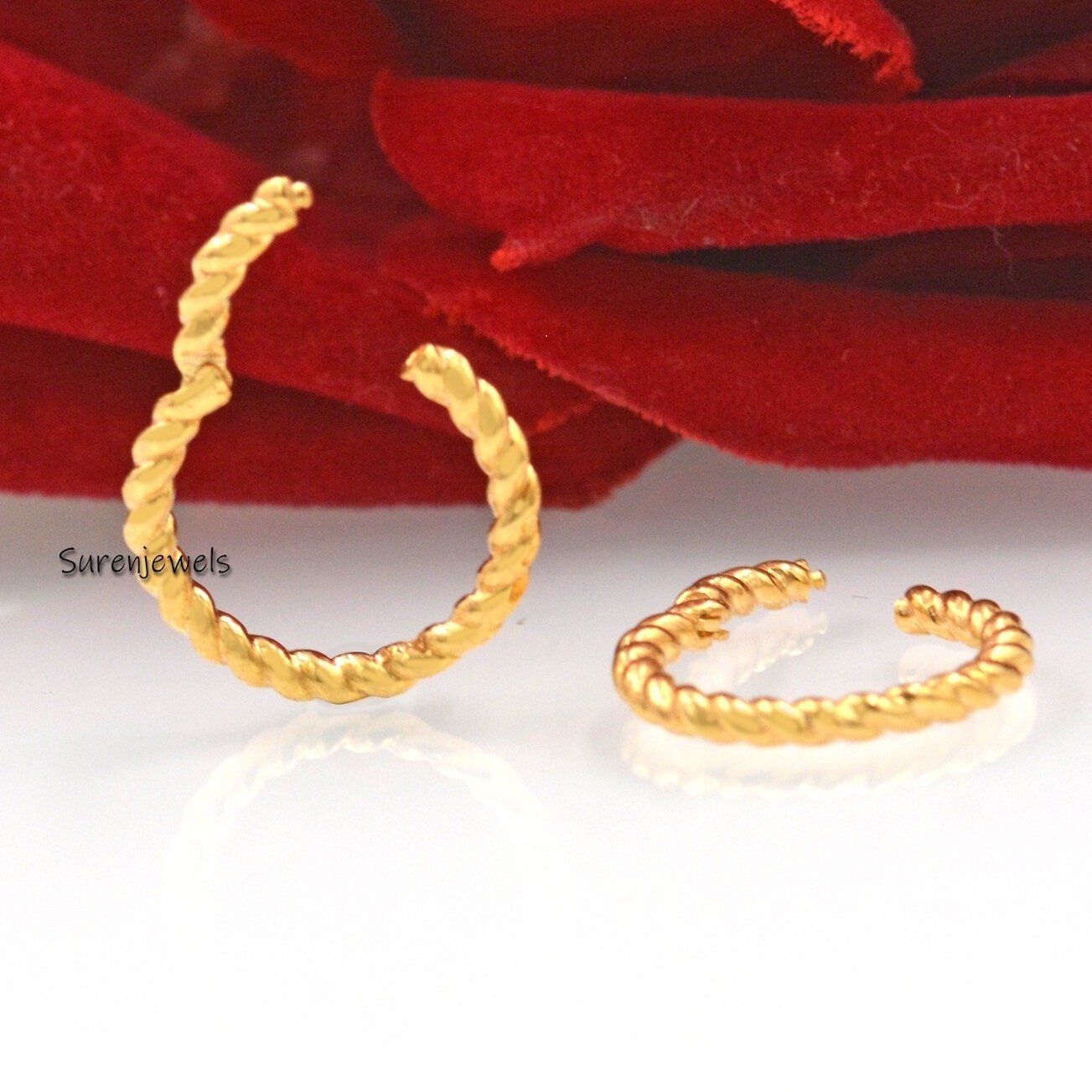14K Gold Circle Charm Lock: Handmade Necklace Connector Clasp - Suren Jewels | SKU: SJP1403-SLNS-15M 14K Gold Circle Charm Lock: Handmade Necklace Connector Clasp - Suren Jewels | SKU: SJP1403-SLNS-15M