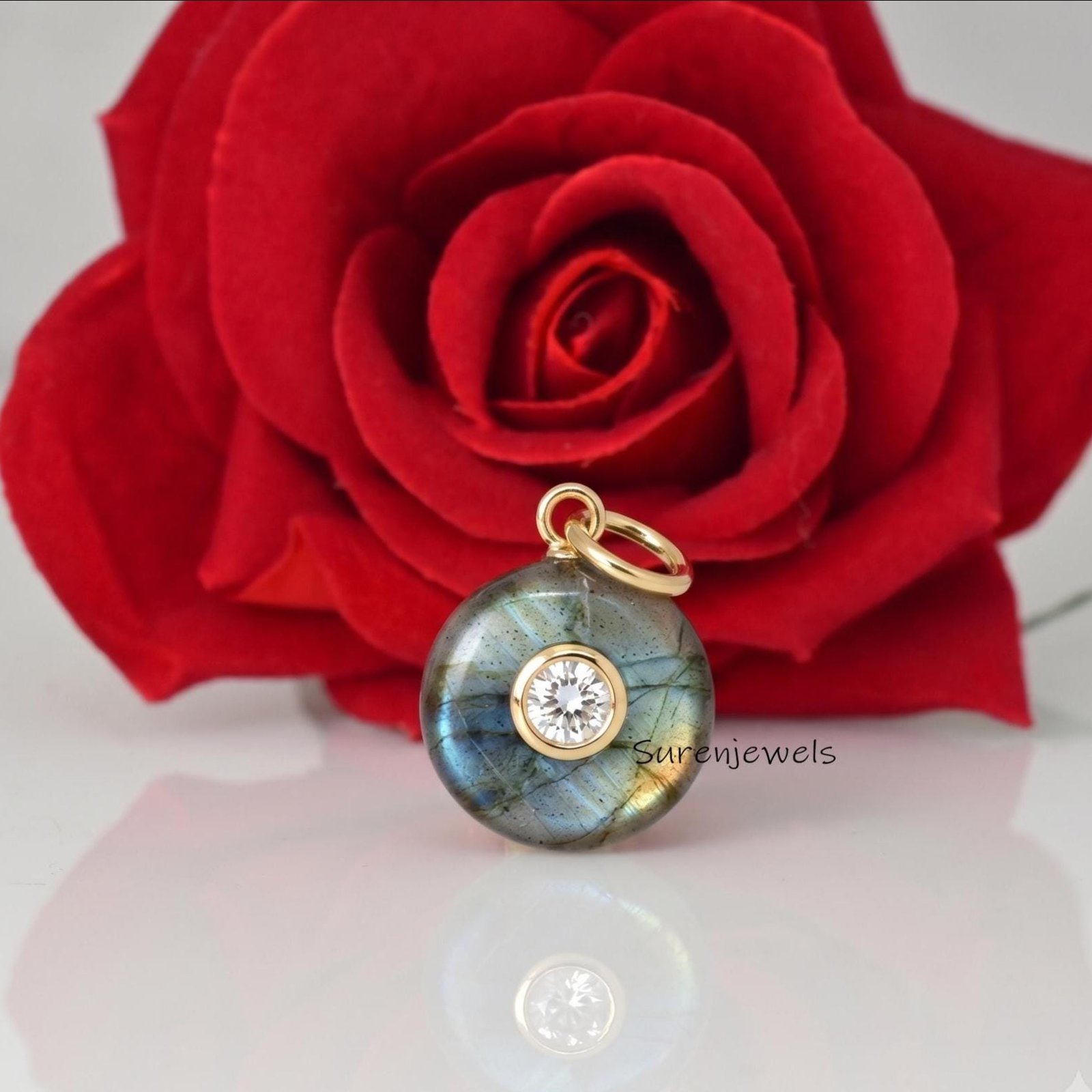 14K Gold Plated Carved Gemstone Round Ball Pendant, Gemstone Round Disc Pendant, Designer Handmade Ball Disc Pendant, Quartz 14K Gold Plated Carved Gemstone Round Ball Pendant, Gemstone Round Disc Pendant, Designer Handmade Ball Disc Pendant, Quartz