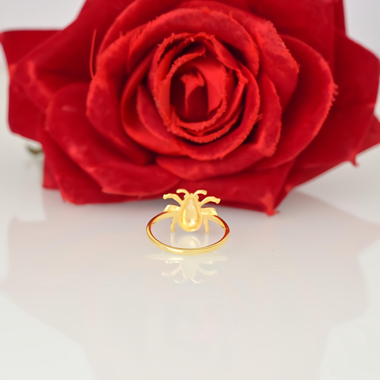 14k Gold Scarab Beetle Ring: Egyptian Revival Amulet - View 5 - Suren Jewels | SKU: SJR2984-SLWGBKCZ-US-6,SJR2893-SLNS-US-10, 14k Gold Scarab Beetle Ring: Egyptian Revival Amulet - View 5 - Suren Jewels | SKU: SJR2984-SLWGBKCZ-US-6,SJR2893-SLNS-US-10,