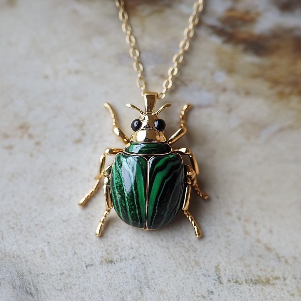 14K Gold Scarab Pendant, Hand Carved Egyptian Beetle Jewelry - View 4 - Suren Jewels | SKU: SJP4574-SLYGAZBKCZ-25M,SJP4961-SL 14K Gold Scarab Pendant, Hand Carved Egyptian Beetle Jewelry - View 4 - Suren Jewels | SKU: SJP4574-SLYGAZBKCZ-25M,SJP4961-SL