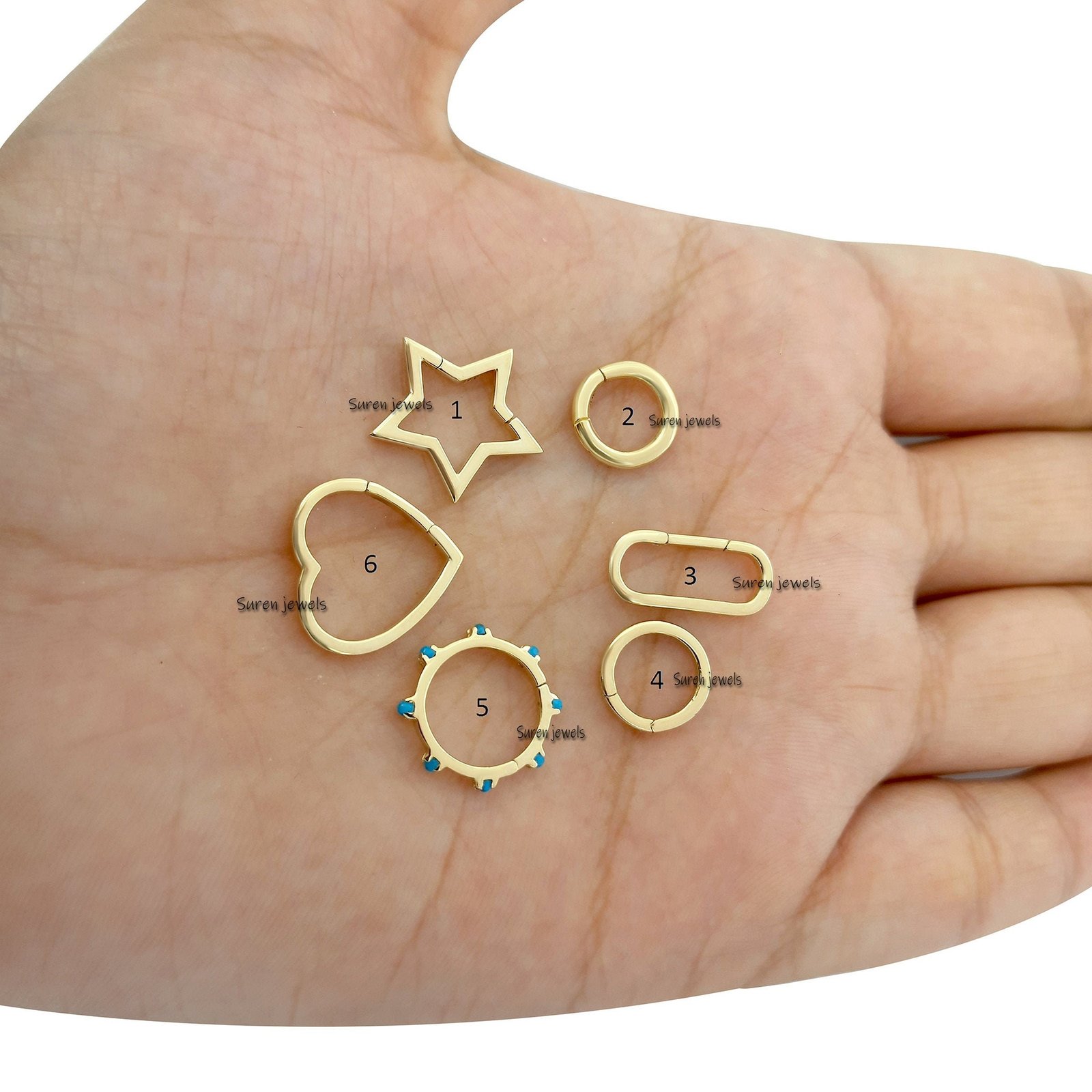 925 Silver Charm Holder Enhancer: Star, Multiple Charms Link - View 2 - Suren Jewels | SKU: SJP451,SJP482,SJP445,SJP529,SJP44 925 Silver Charm Holder Enhancer: Star, Multiple Charms Link - View 2 - Suren Jewels | SKU: SJP451,SJP482,SJP445,SJP529,SJP44