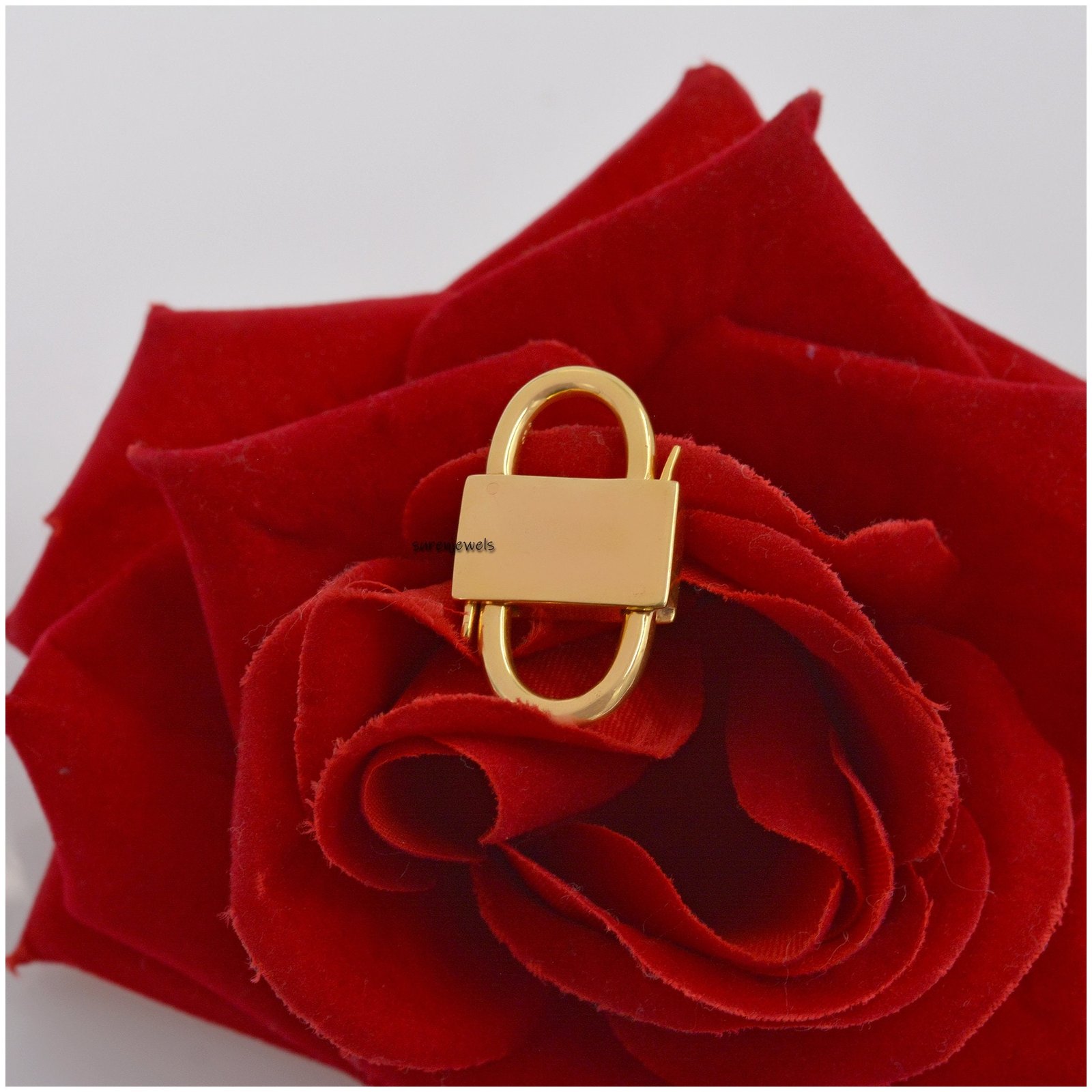 Handmade Garnet Gemstone Padlock: 925 Silver Pendant - View 5 - Suren Jewels | SKU: SJP31-SLYGGT Handmade Garnet Gemstone Padlock: 925 Silver Pendant - View 5 - Suren Jewels | SKU: SJP31-SLYGGT